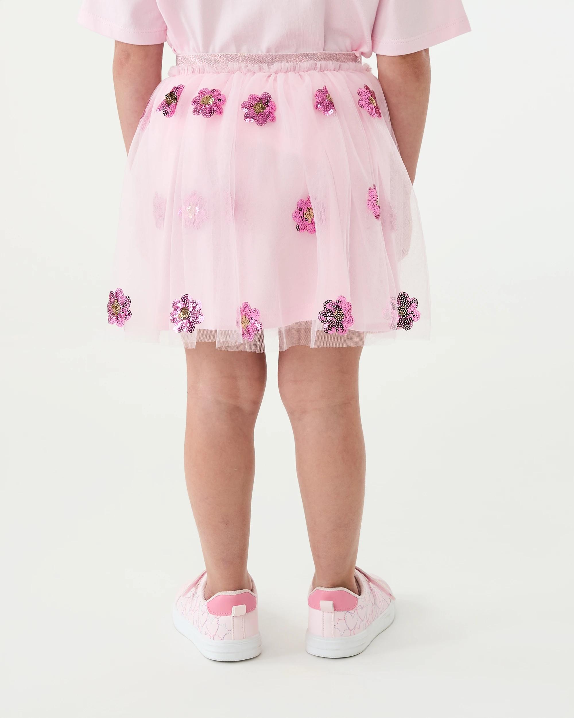 2 Tutu Skirt Pnk Flower, 2 of 6