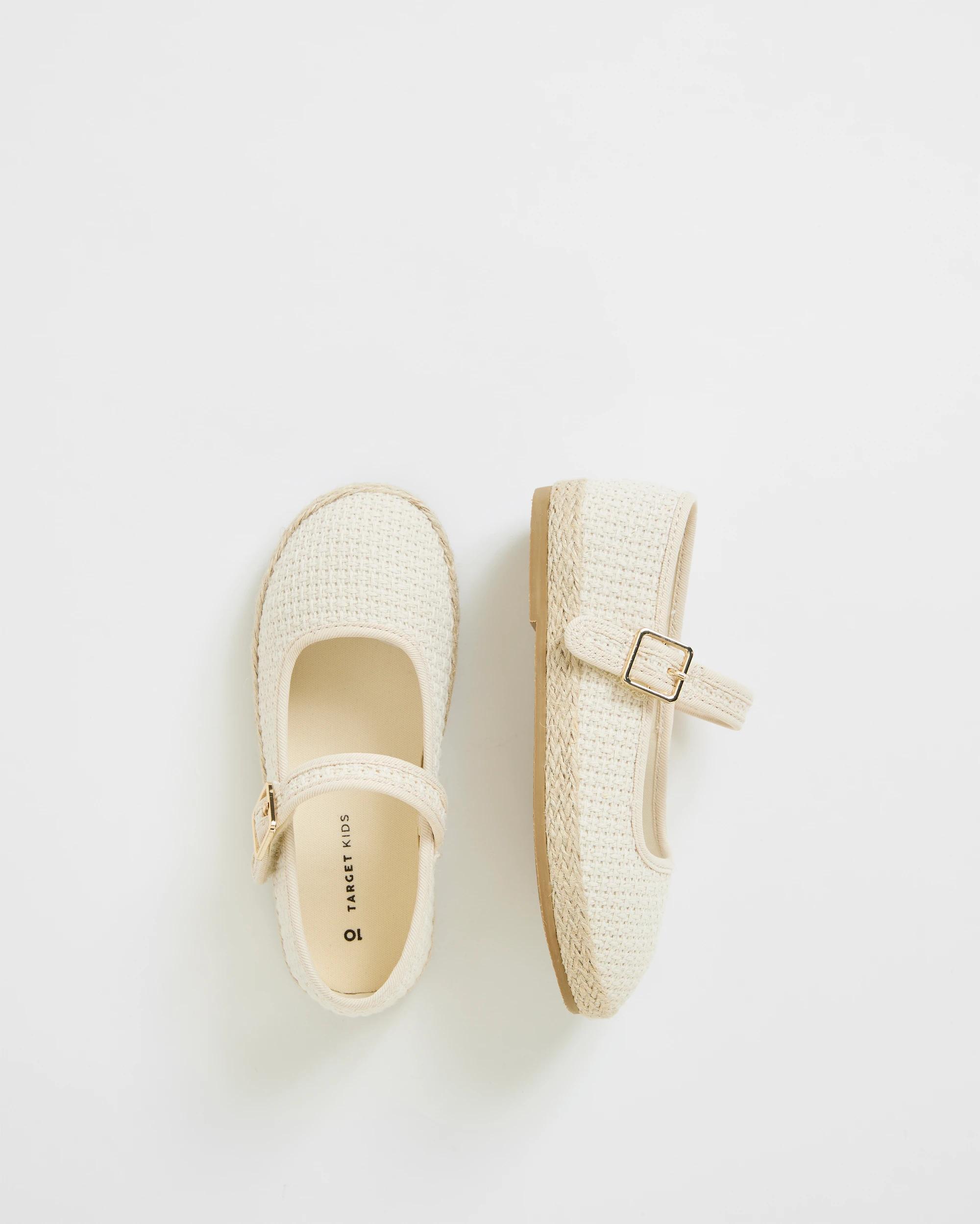 3 Target Kids Mary Jane Espadrille Flats NATURAL, 3 of 3