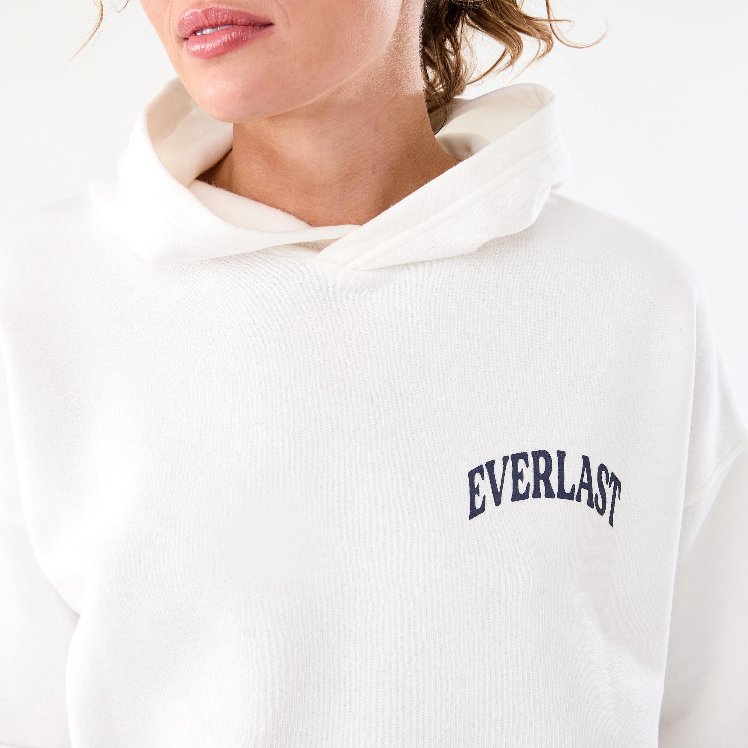 6 Everlast Womens Collegiate Oversized Hoodie EVERLAST COLLEGIATE CREAM, 6 of 9