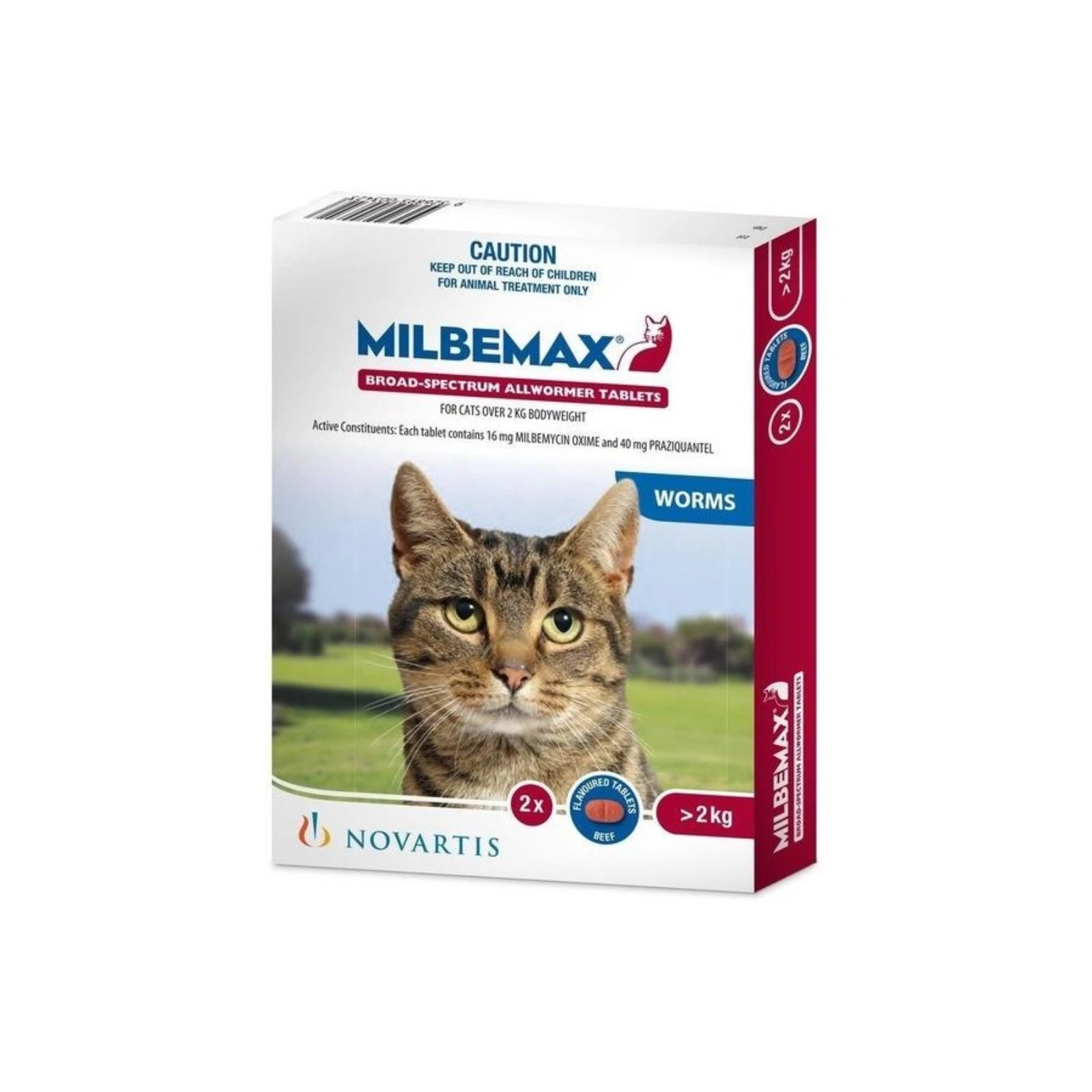 2 Milbemax For Cats Over 2kg - 2 Pack, 2 of 2