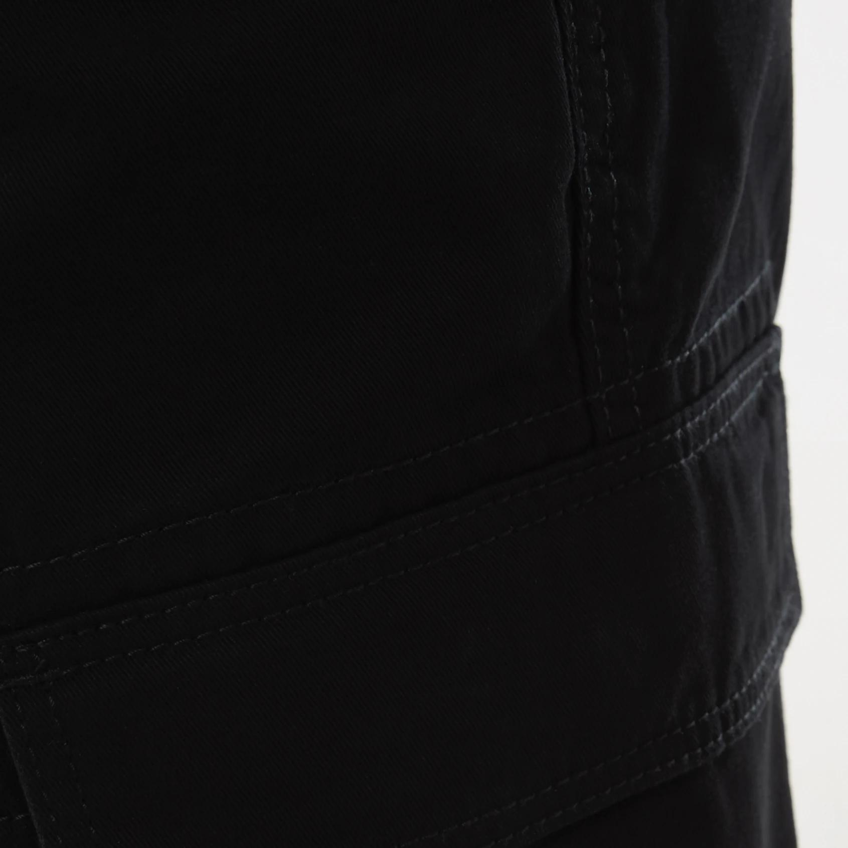 5 Fitted Waist Cargo Shorts BLACK, 5 of 6