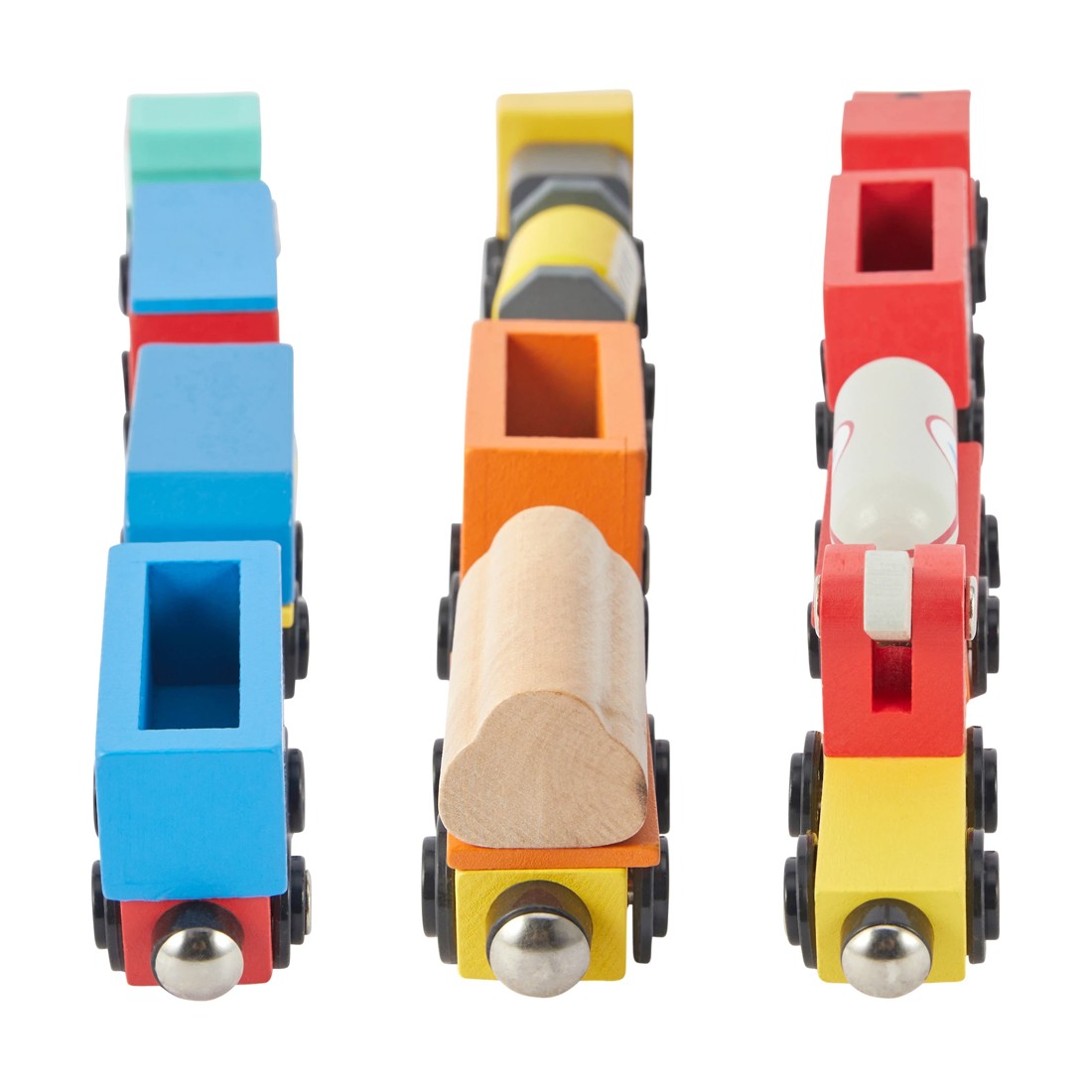 5 Wooden Train and Carriage Set - Assorted, 5 of 10