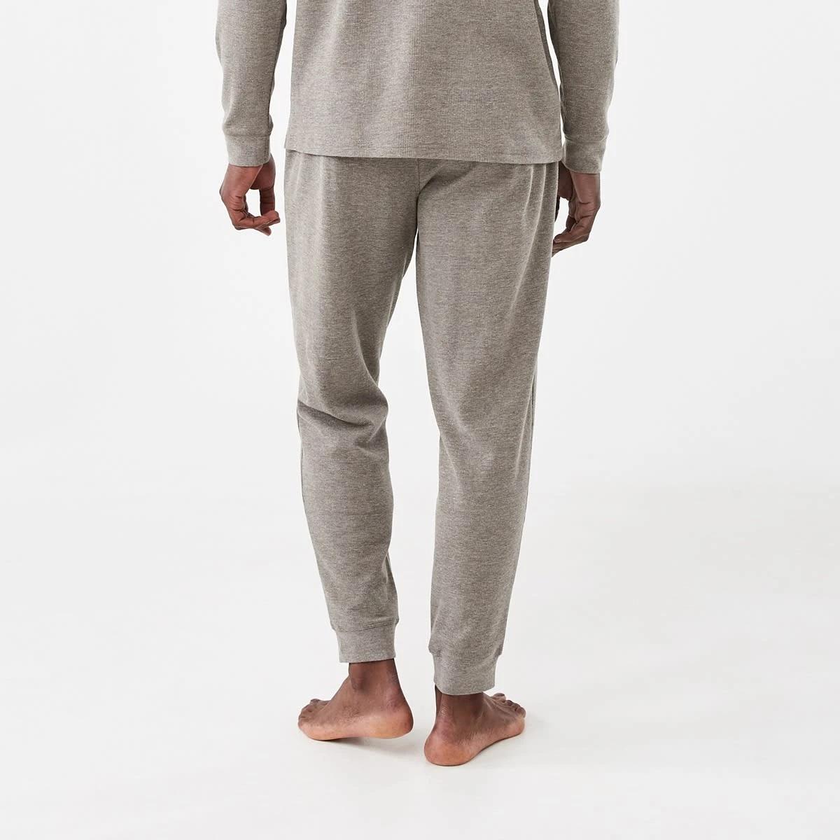 3 Waffle Jogger Pants Oatmarle, 3 of 6