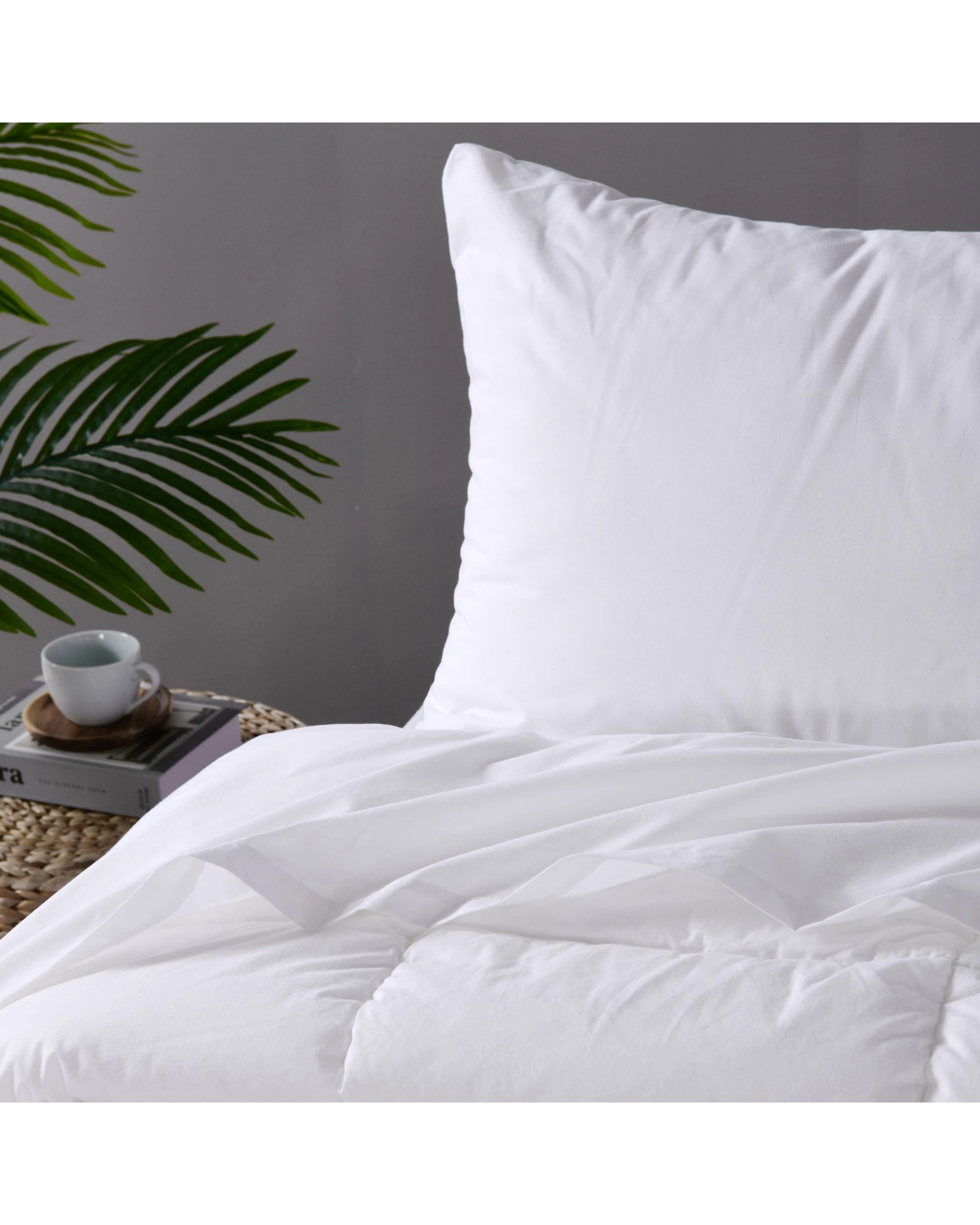 3 ESSN Commercial Cotton Blend Top/Bottom Flat Sheet 10 Pack - Queen Bed - White, 3 of 5