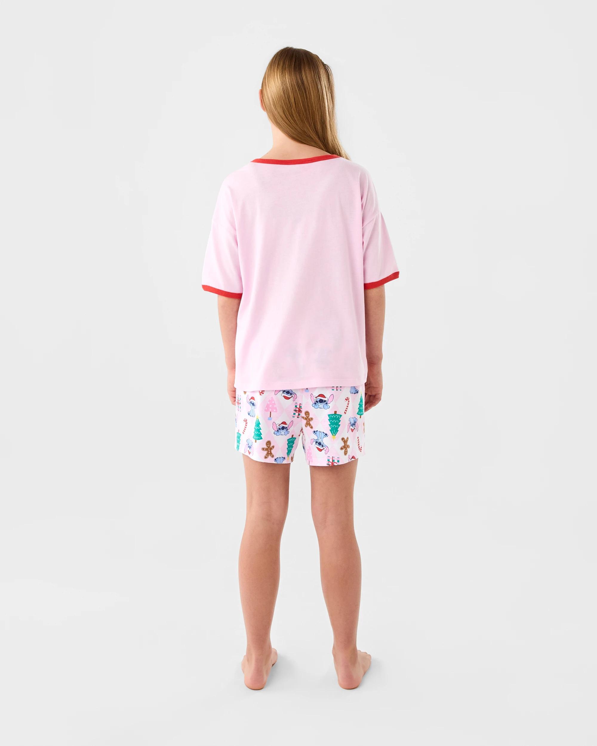 8 Family Matching Christmas Stitch Older Kids Pyjama Set Stitch, 8 of 10