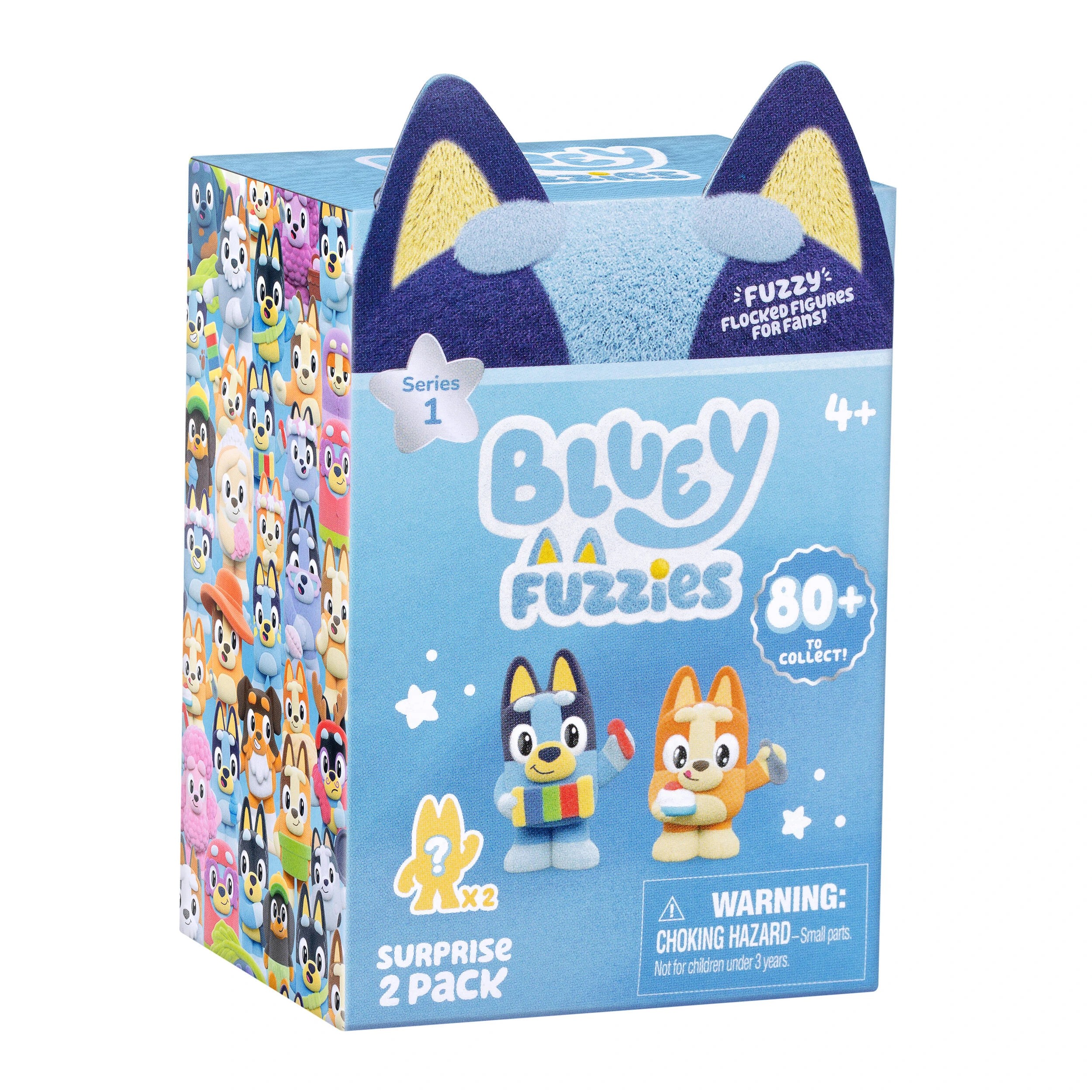 3 2 Pack Bluey Fuzzies S1 Collectible - Assorted - Multi, 3 of 6