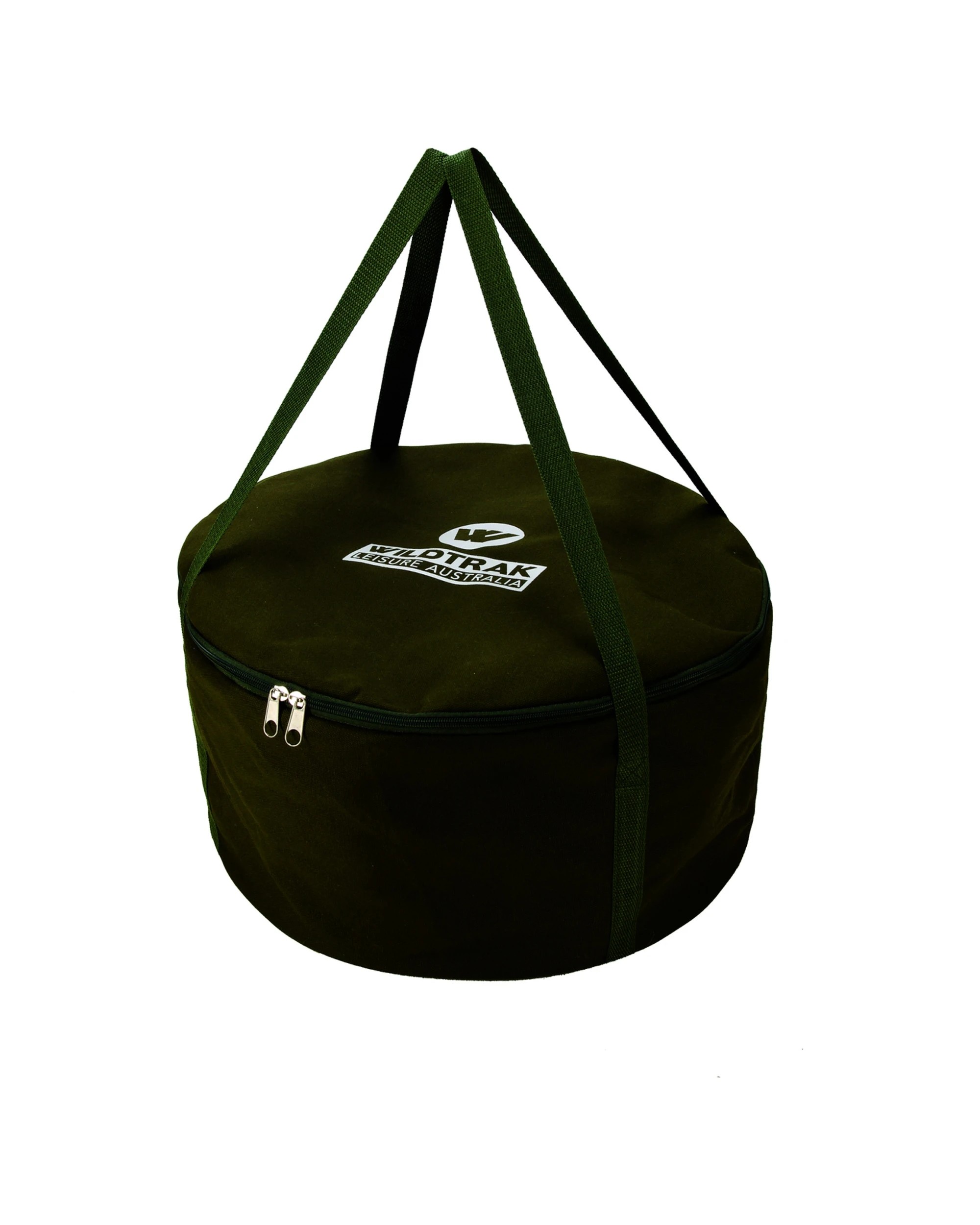 1 Wildtrak Heavy-Duty 12qt Canvas Bag For Camp Oven Pot Padded Bottom - Green, 1 of 1