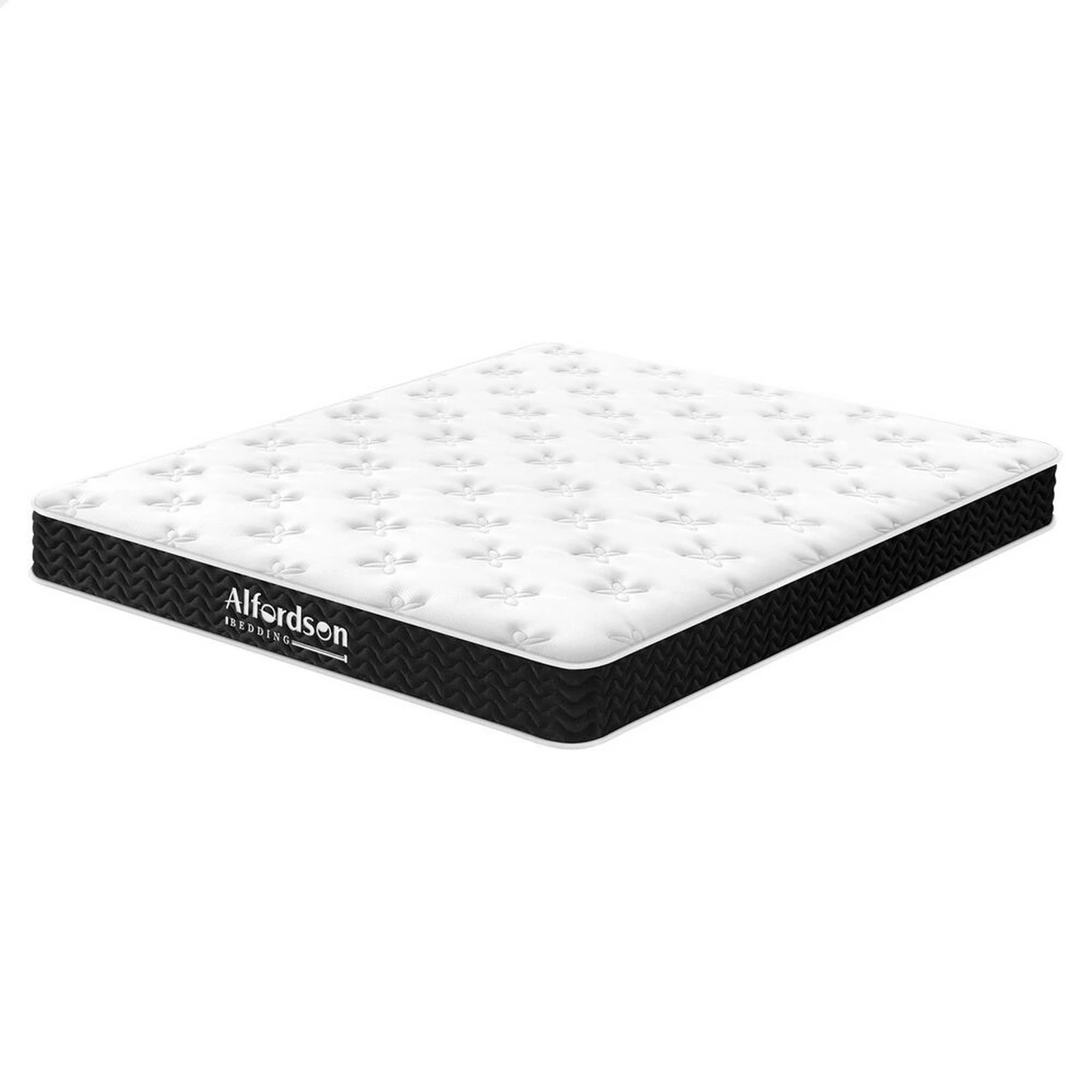 1 Alfordson Mattress 14CM Tight Top Spring Foam Bedding Medium Firm - Queen Bed, 1 of 10