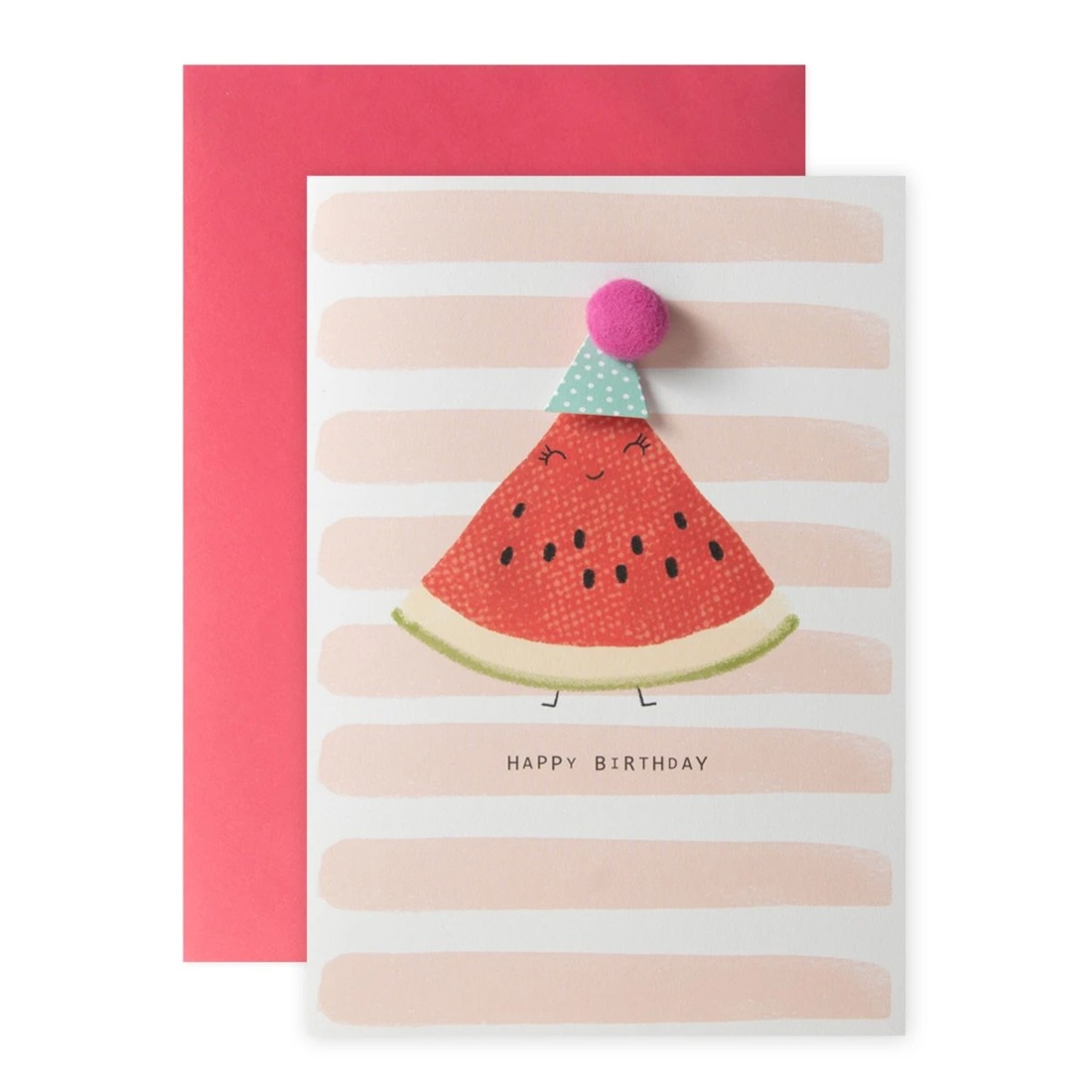 1 Connections from Hallmark Birthday Card - Lil Watermelon, 1 of 3