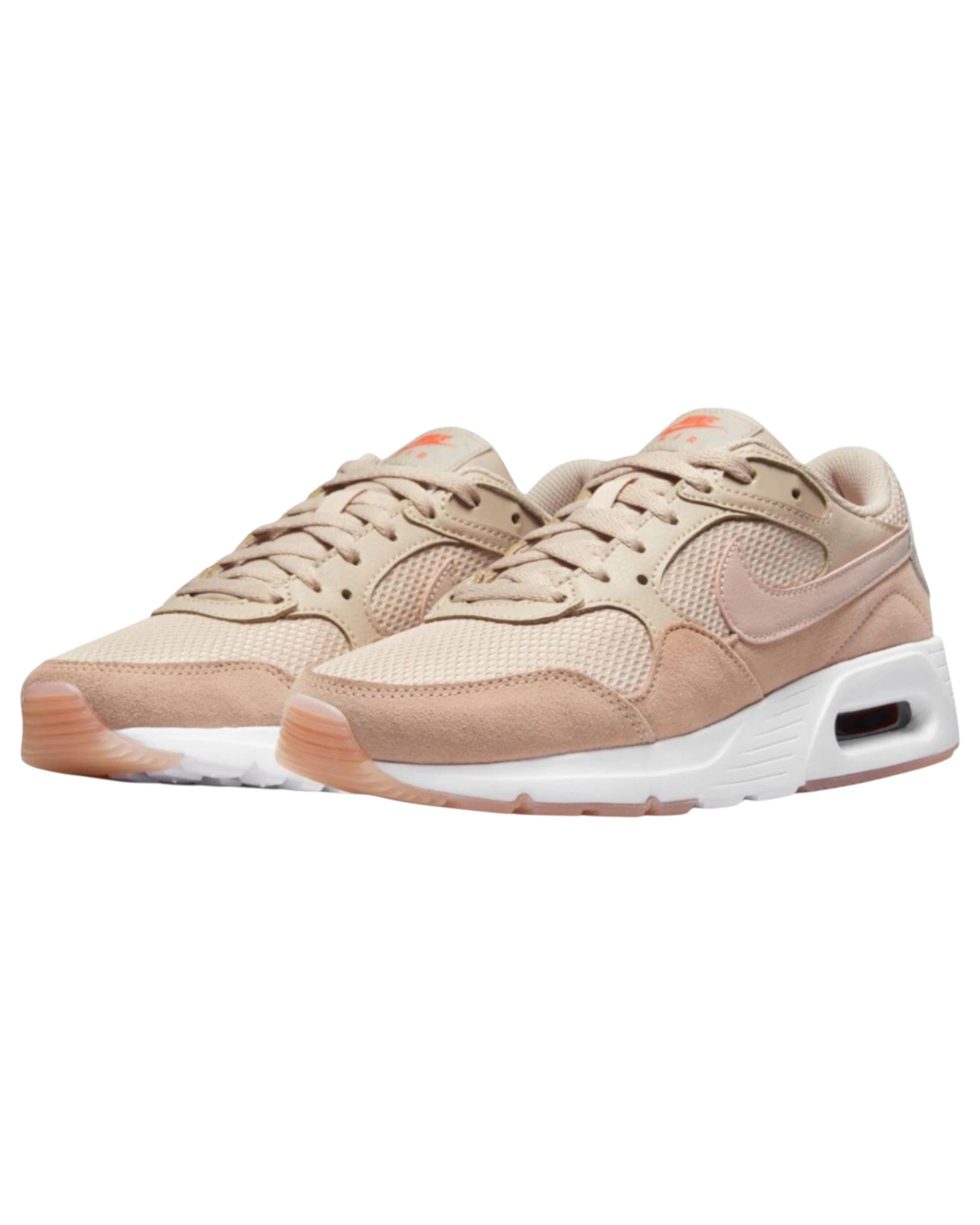 6 Nike Womens Air Max SC Fossil Stone/ Pink Oxford Athletic Shoes FOSSIL STONE/PINK OXFORD, 6 of 8