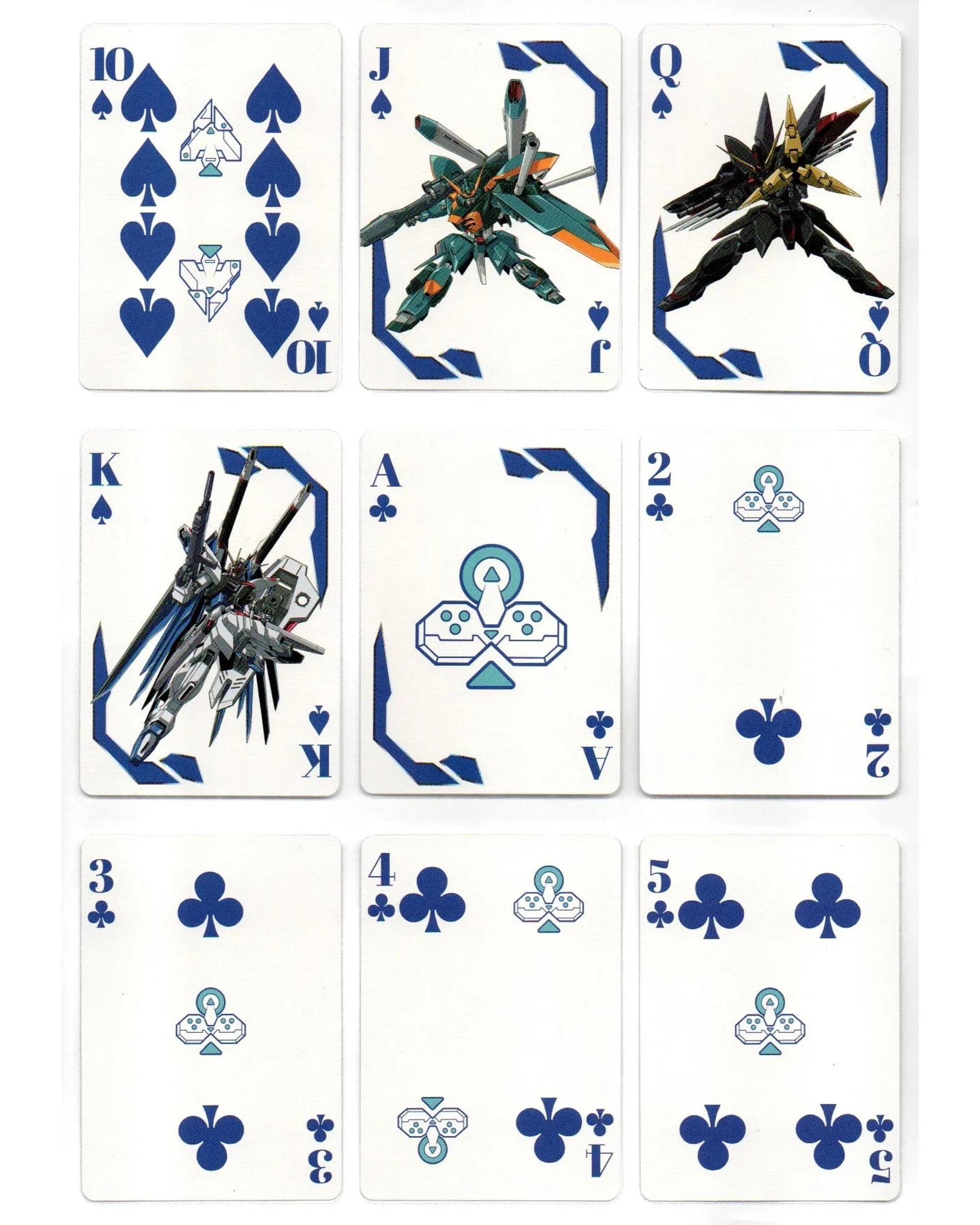9 Bicycle Gundam Seed Playing Cards, 9 of 9