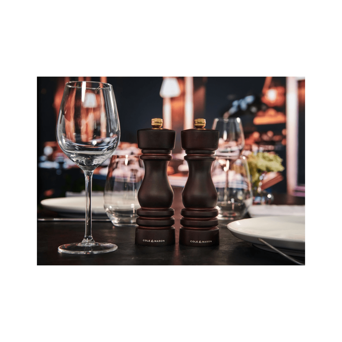 4 Cole And Mason 2pc Salt And Pepper Mill Gift Set 18cm Adjustable Grind
 - Brown, 4 of 6