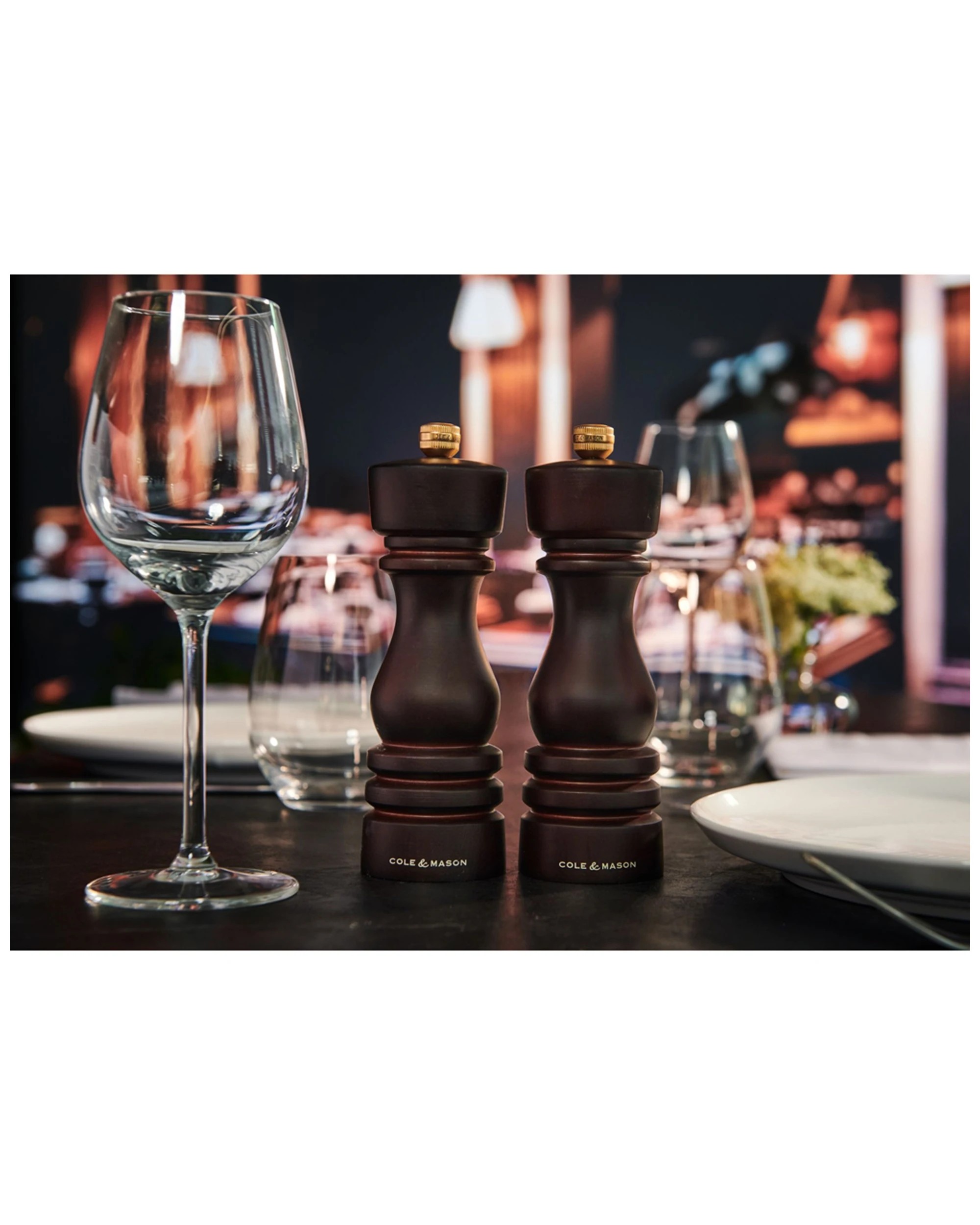 4 Cole And Mason 2pc Salt And Pepper Mill Gift Set 18cm Adjustable Grind
 - Brown, 4 of 6