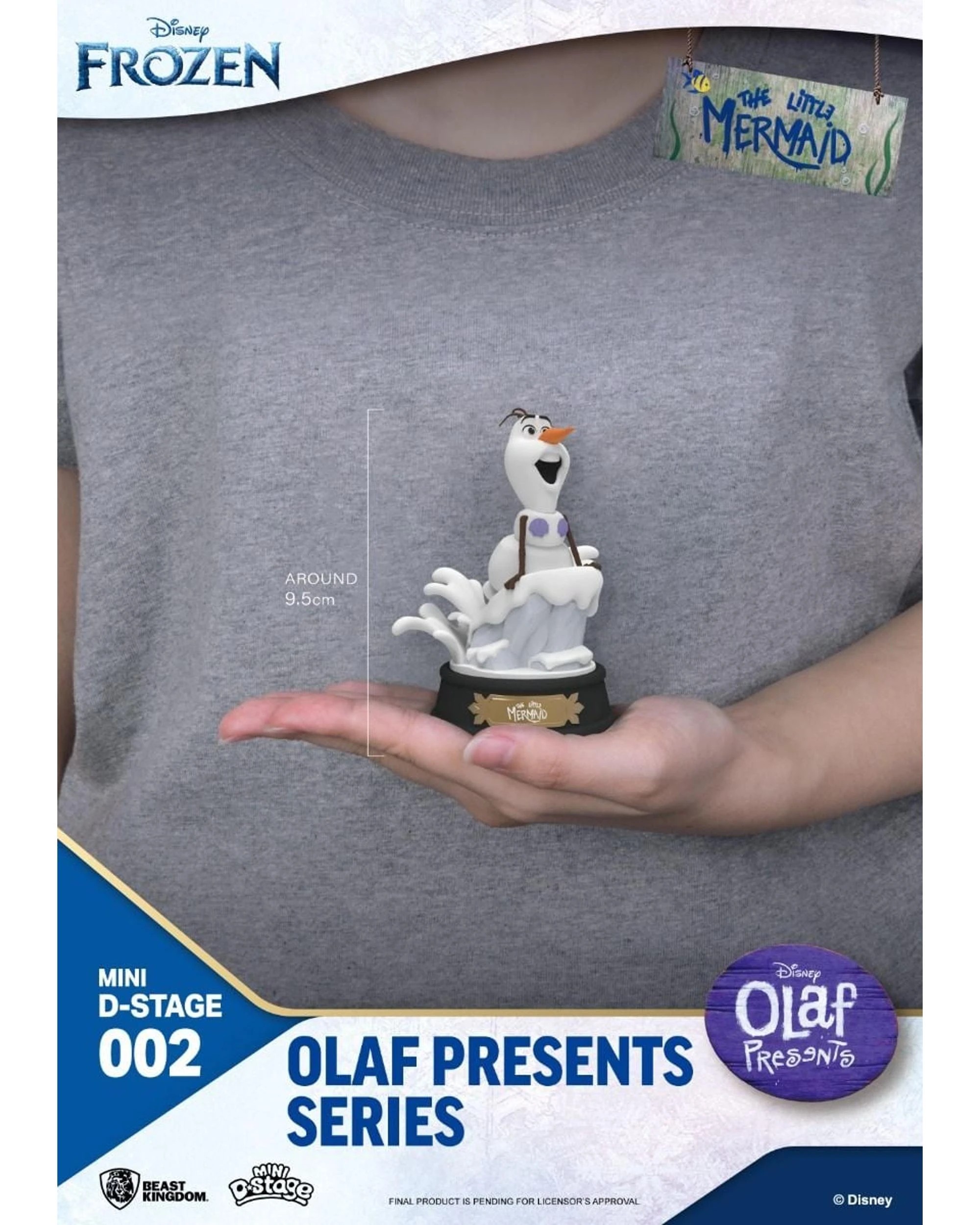 5 Beast Kingdom Mini D Stage Disney Olaf Presents Series Olaf Pumbaa Figure, 5 of 6