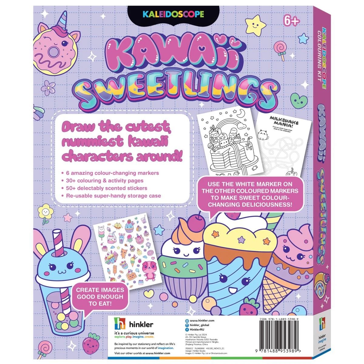 5 Kaleidoscope Colouring Kit: Kawaii Sweetlings - Book, 5 of 5