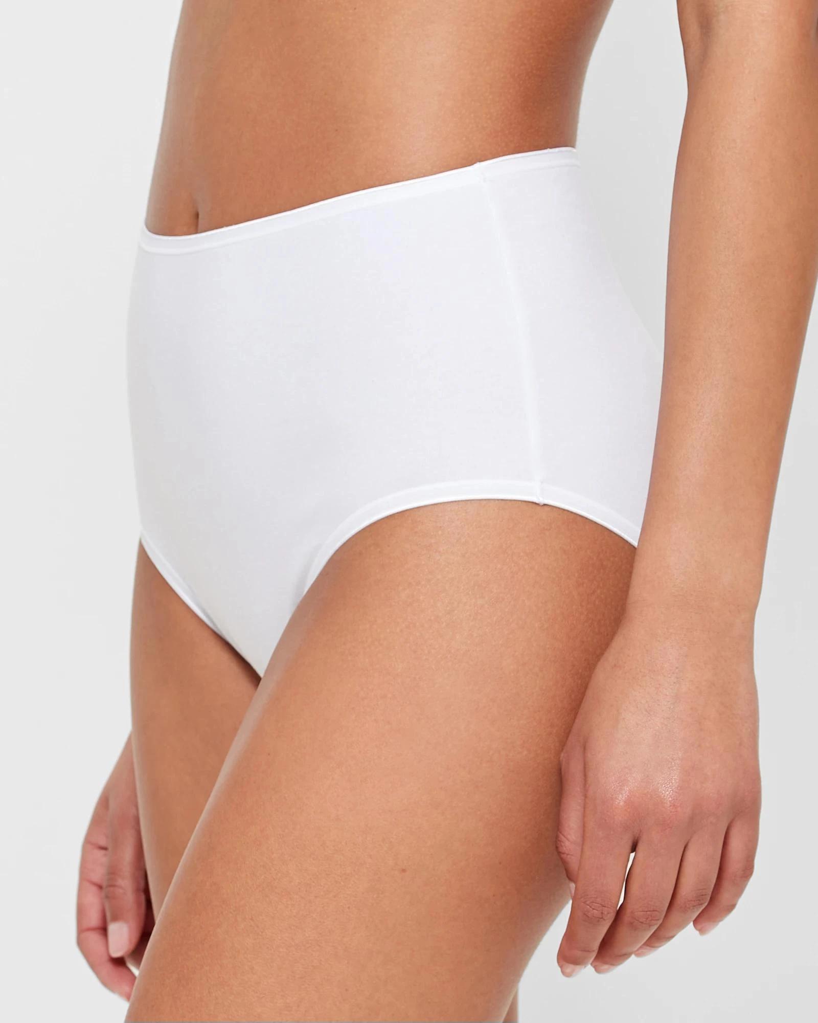 3 Target 2 Pack Everyday Cotton Full Briefs with Aloe WHITE, 3 of 4