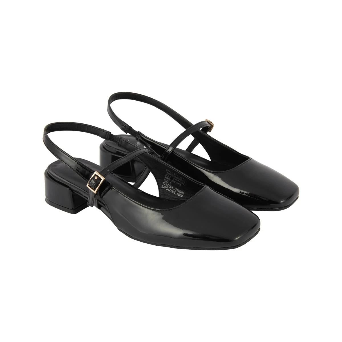 2 Low Block Heels Black, 2 of 5