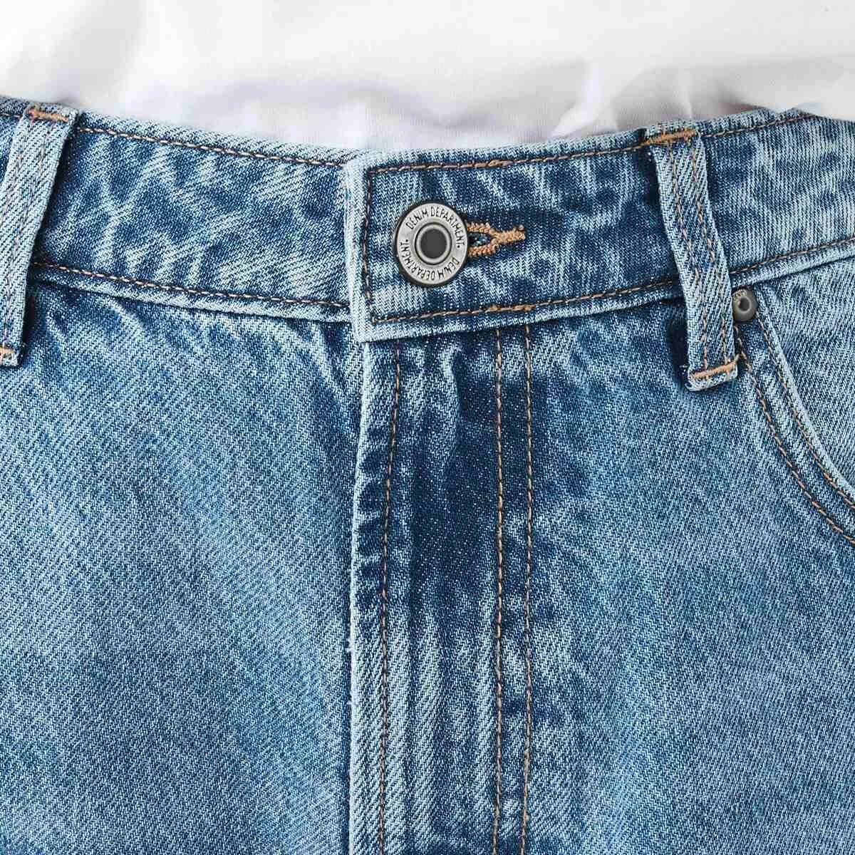 7 Distressed Straight Jeans Mid Wash, 7 of 9