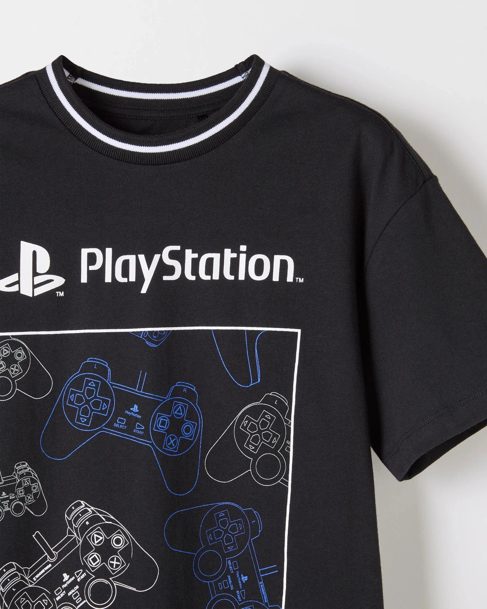 5 Playstation PlayStation Australian Cotton T-Shirt BLACK, 5 of 6