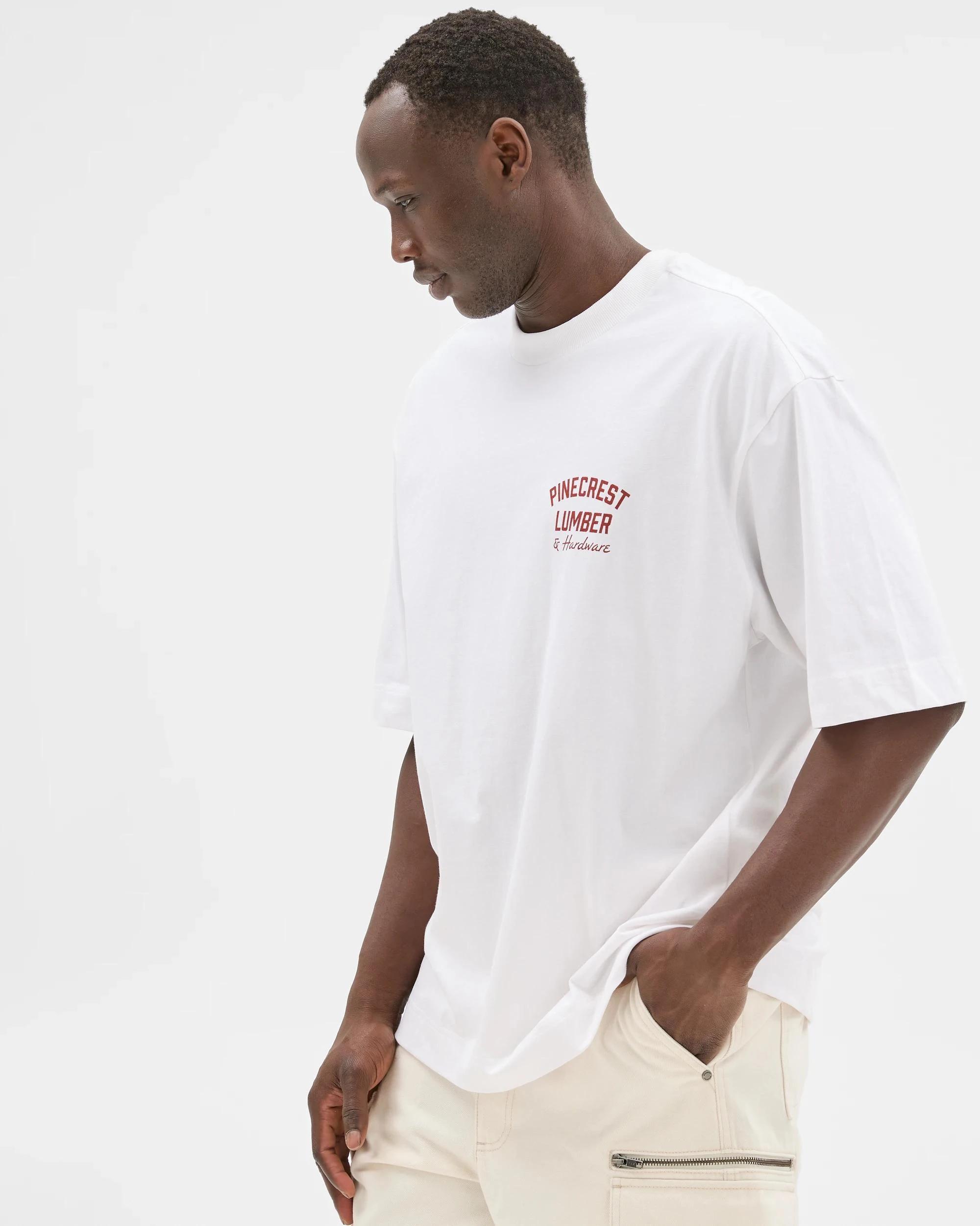 3 Commons Australian Cotton Graphic T-Shirt PINECREST WHITE, 3 of 5