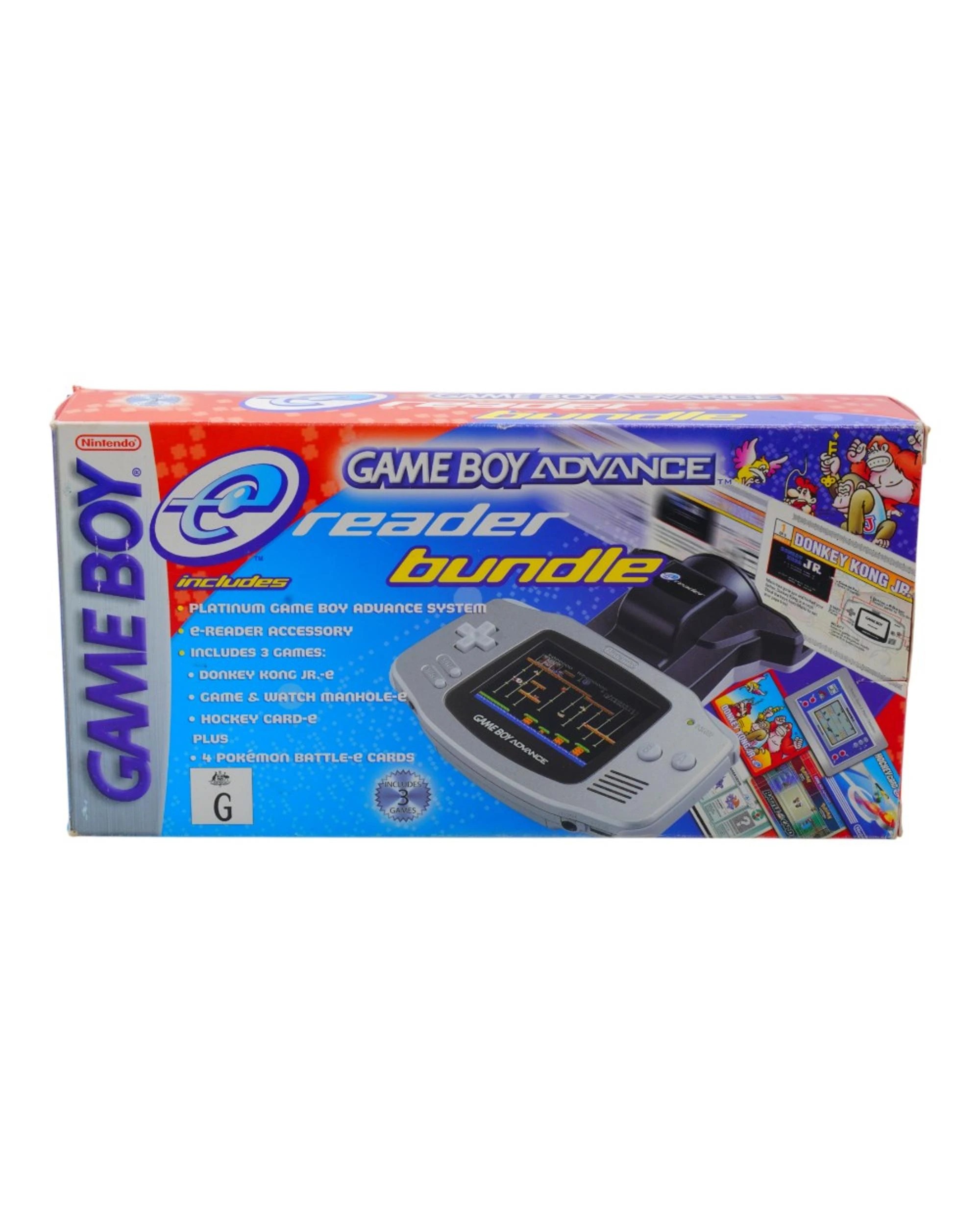 2 Nintendo Game Boy Advance Platnium E Reader Bundle - Silver, 2 of 7