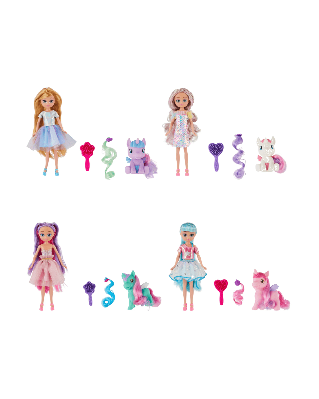 1 4 Piece Fashion Fantasy Doll - Assorted, 1 of 7