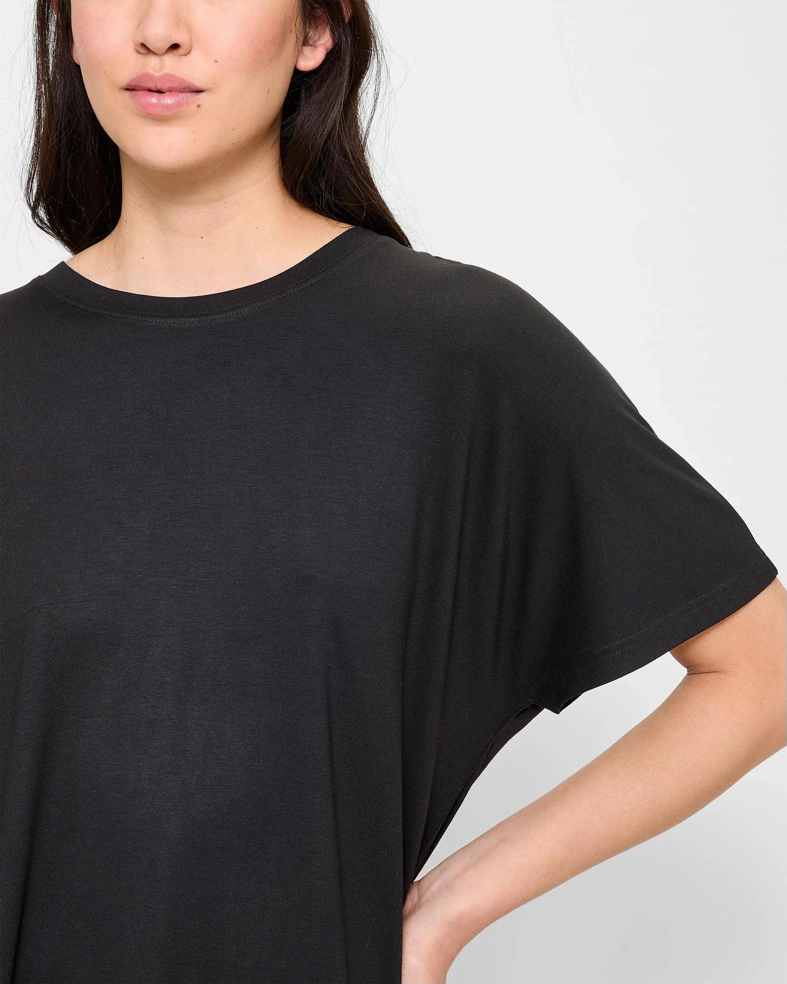 10 Target Slouchy Crew T-Shirt BLACK, 10 of 10