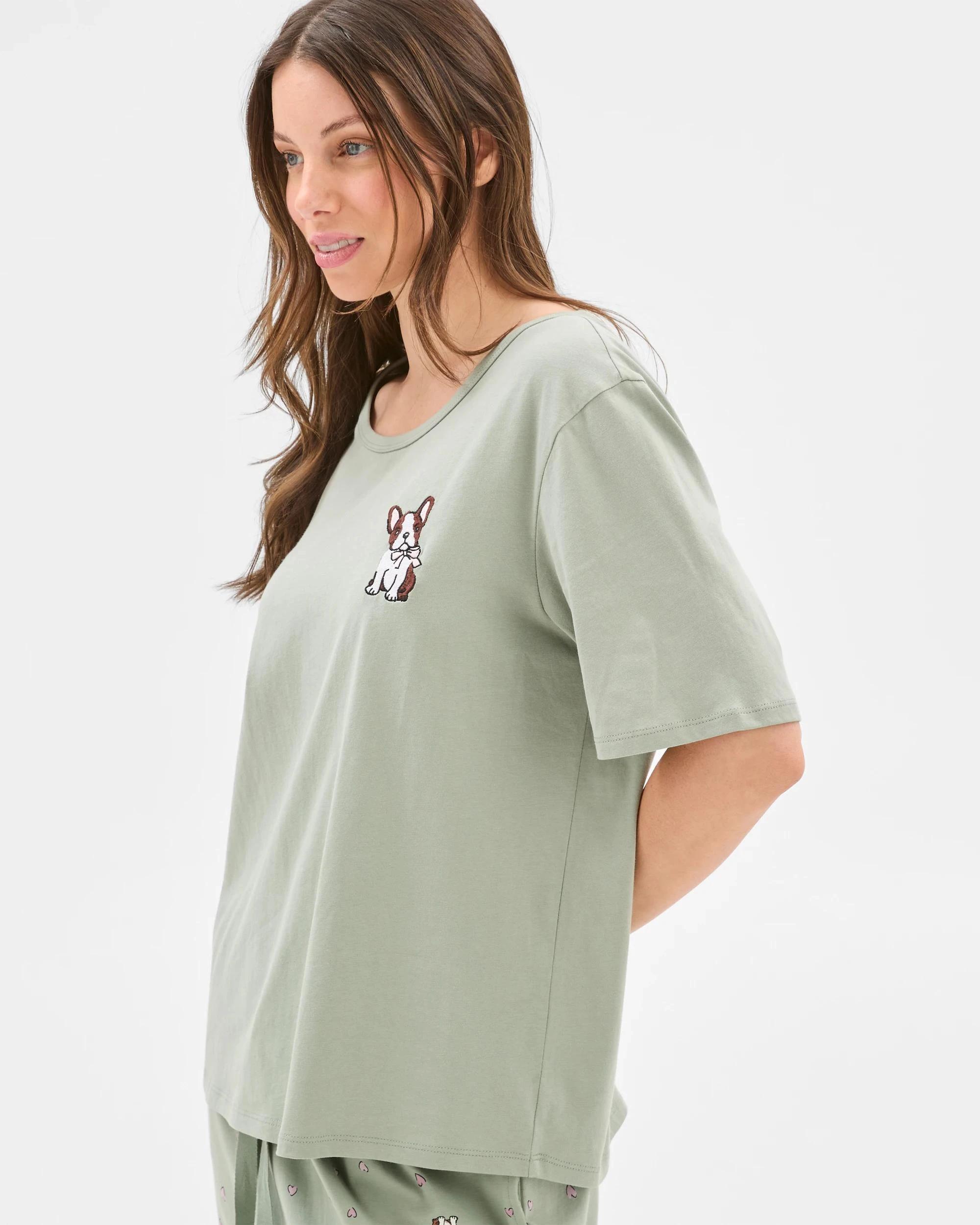 4 Target Woman Australian Cotton Printed Sleep Top DOG, 4 of 5