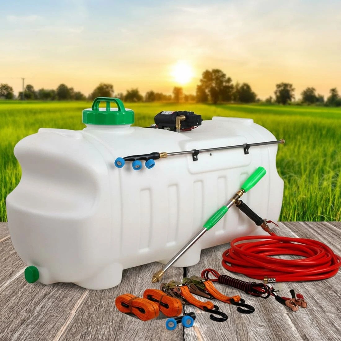 9 Giantz Weed Sprayer 100L Garden Spray - White, 9 of 9