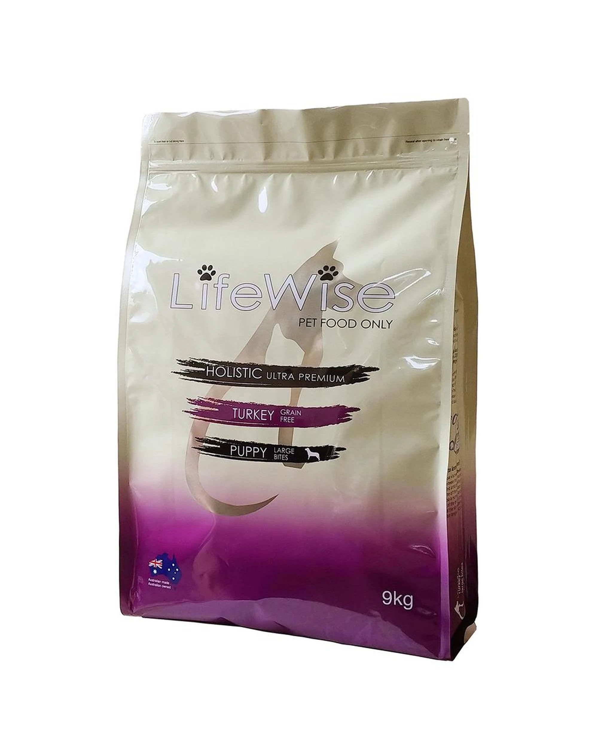 1 Lifewise Puppy Stage 3 Dry Dog Food Turkey w/ Lamb & Vegetables 9kg, 1 of 2