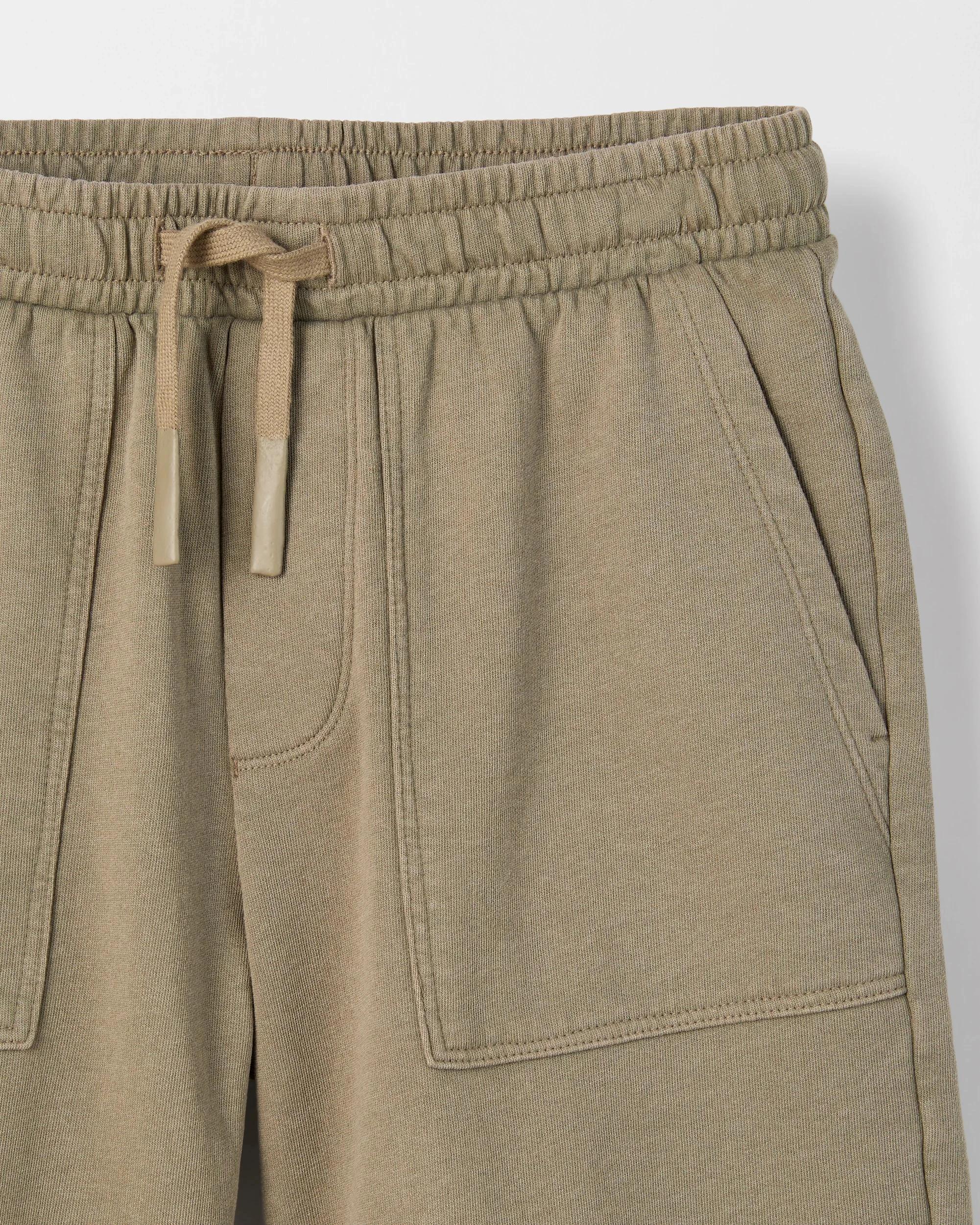 7 Target Kids Australian Cotton Blend Washed Fleece Knit Shorts GREEN, 7 of 7