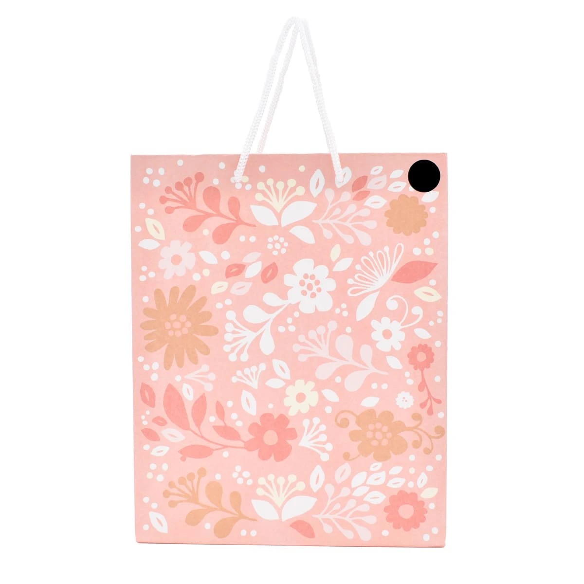 2 Hallmark Medium Pink Floral Gift Bag, 2 of 3