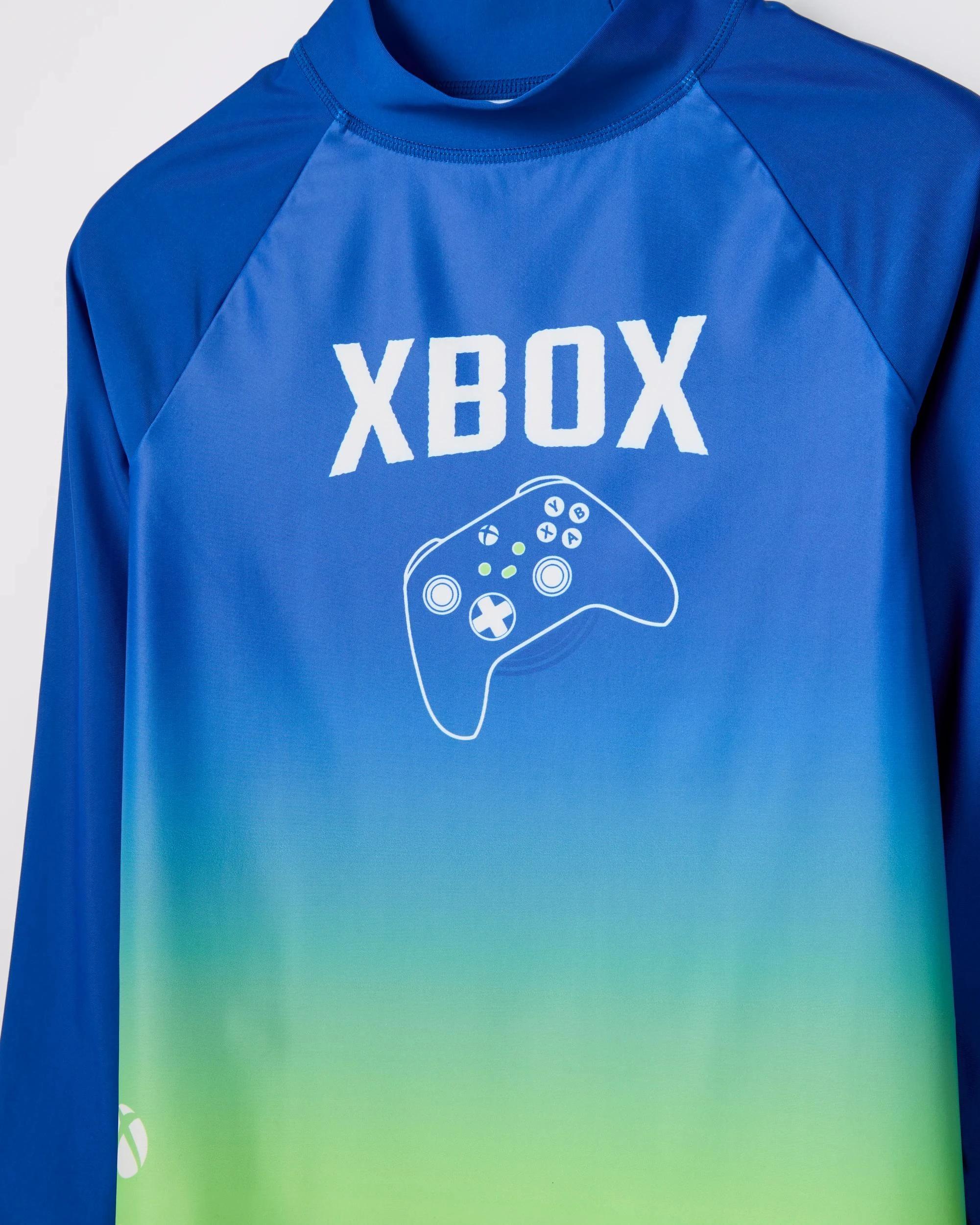 2 X-Box Xbox Swim Rash Vest BLUE, 2 of 2