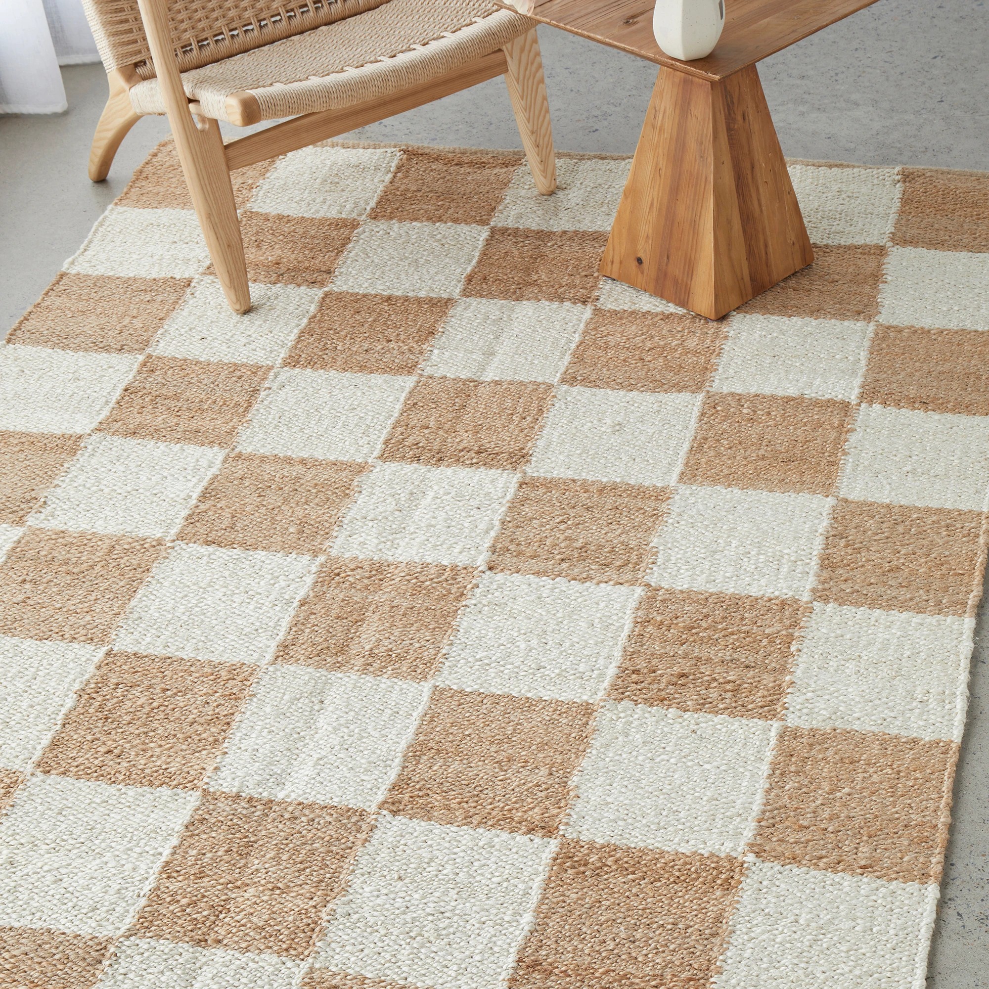 1 Common Ground Rugs Kalahari Rocco 380x280cm - Extra Large Jute Rug - Natural, 1 of 8