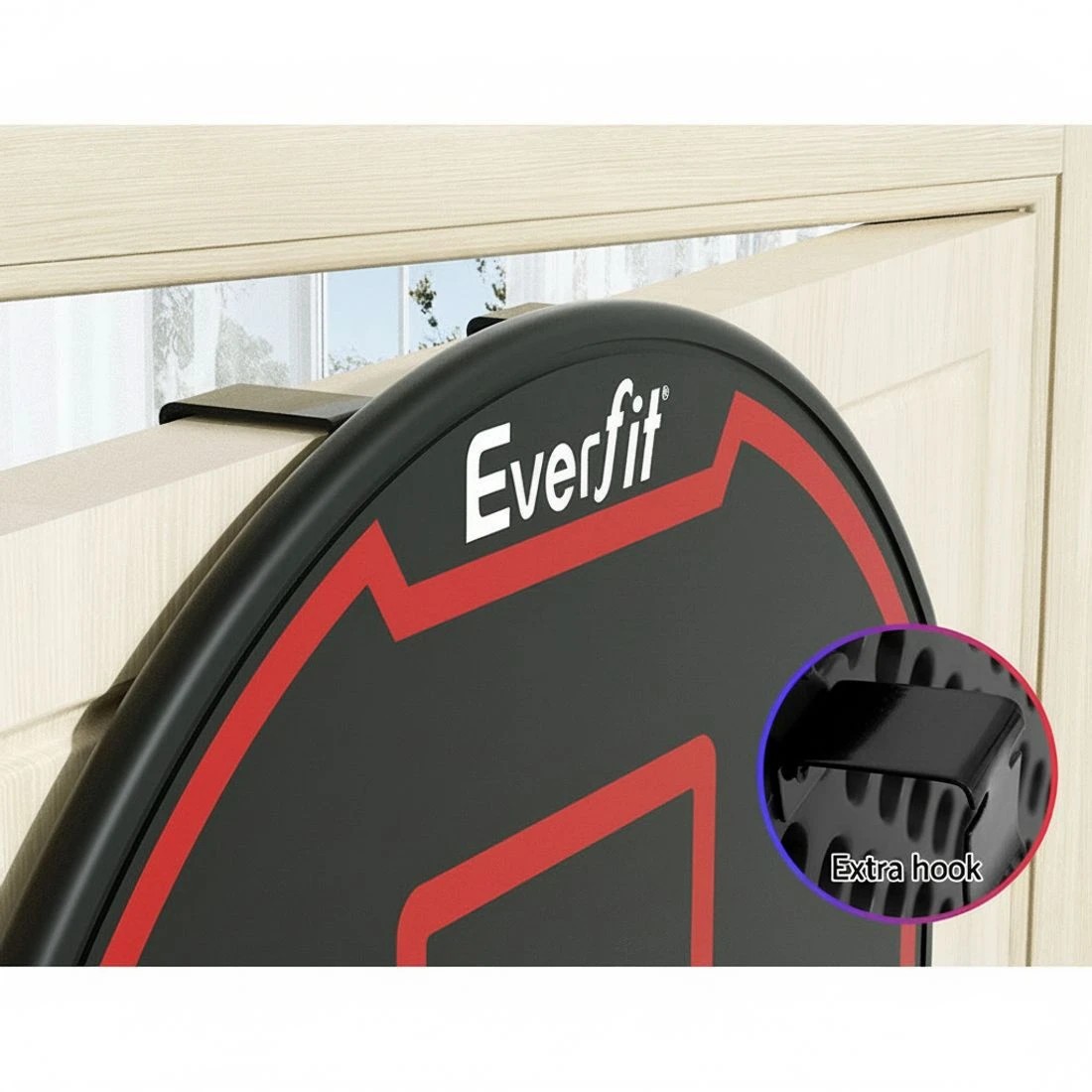 4 Everfit 38" Basketball Hoop Backboard Door Wall Mounted Ring Net Sports - Multi, 4 of 7