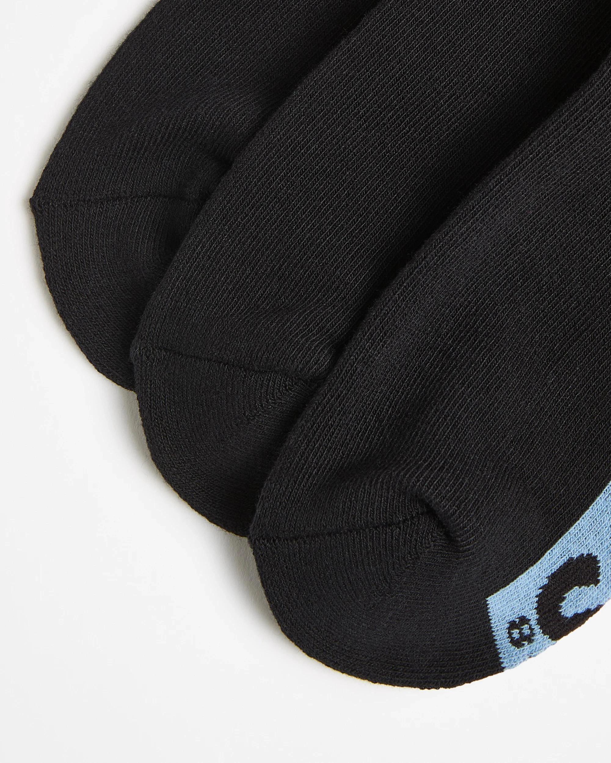 2 Women's Cotton Blend Cushioned Quarter Crew Socks 3 Pack - Bonds BLACK, 2 of 3