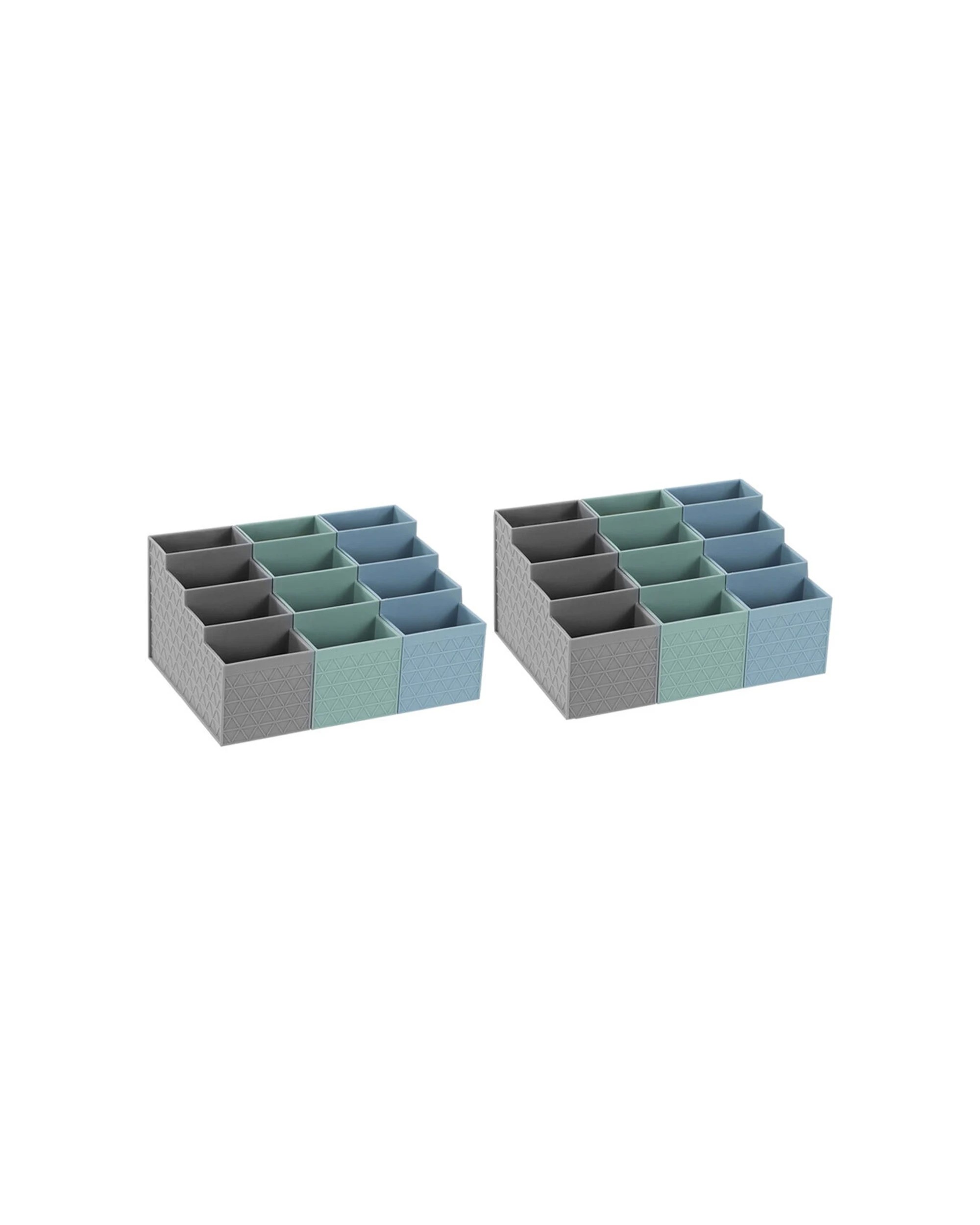 1 Boxsweden 6PK Trinity 4-Compartment Basket Durable 16x11cm - Multi, 1 of 6