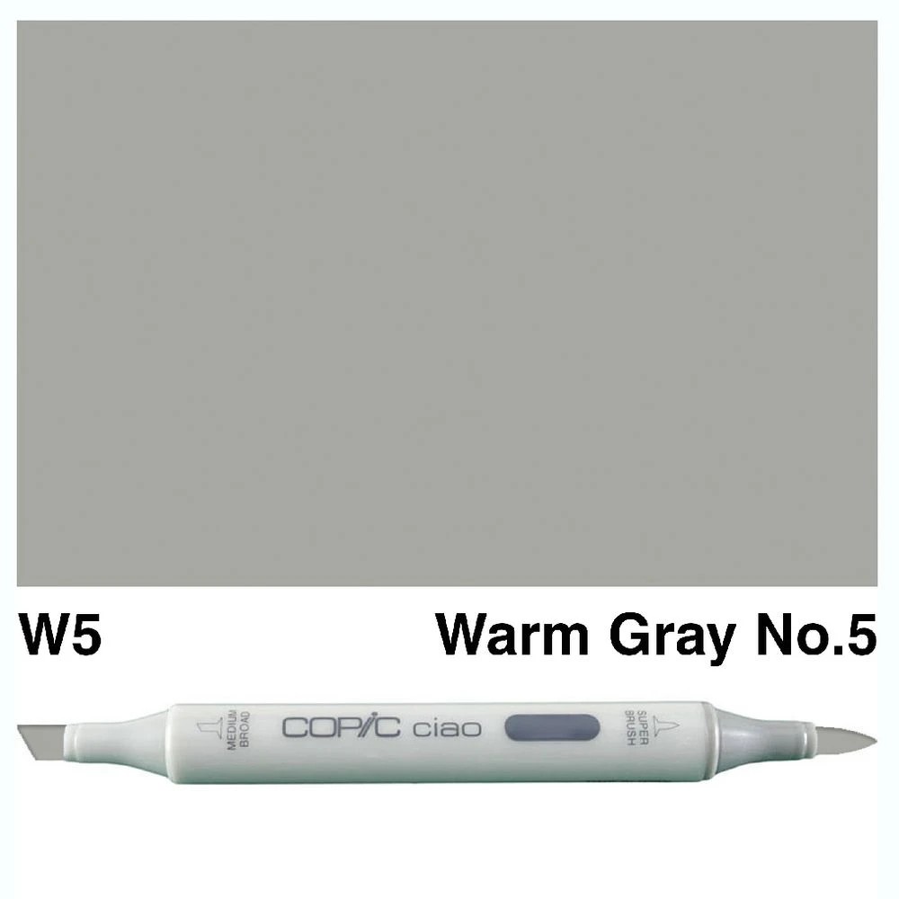 3 Copic Ciao Dual Nib Marker W5 Warm Gray No.5, 3 of 3
