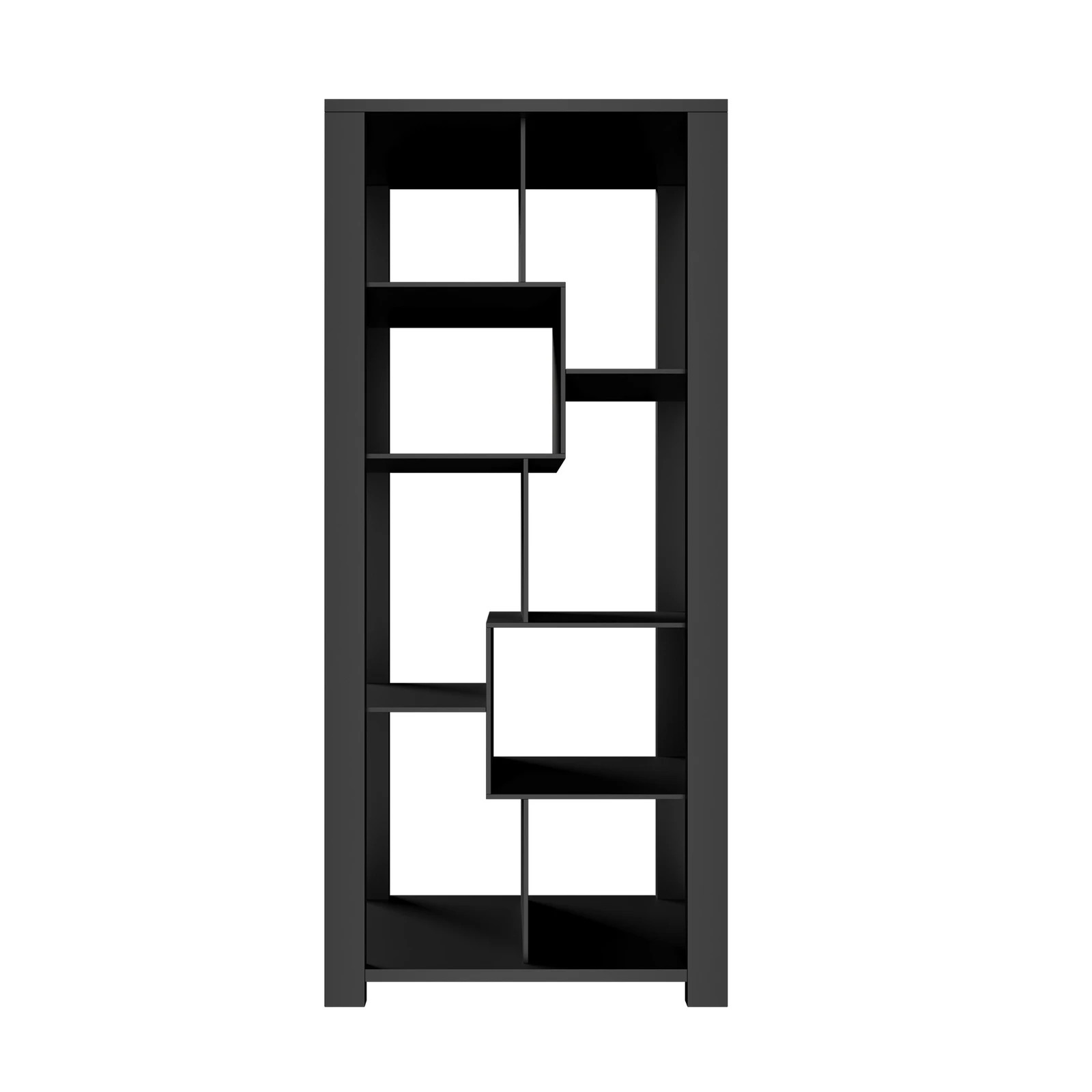 6 Oikiture Bookshelf Display Shelf Storage Cabinet Stand Organiser Bookcase
 - Black, 6 of 9