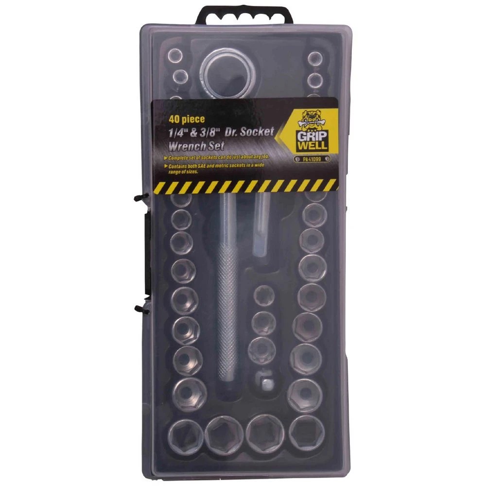 1 Gripwell Socket Set 40 Pack, 1 of 1