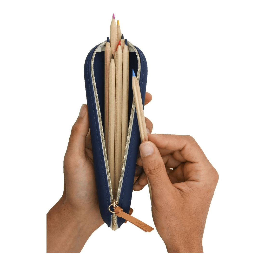 2 Bloomin Tray Pencil Case Navy Blue, 2 of 4