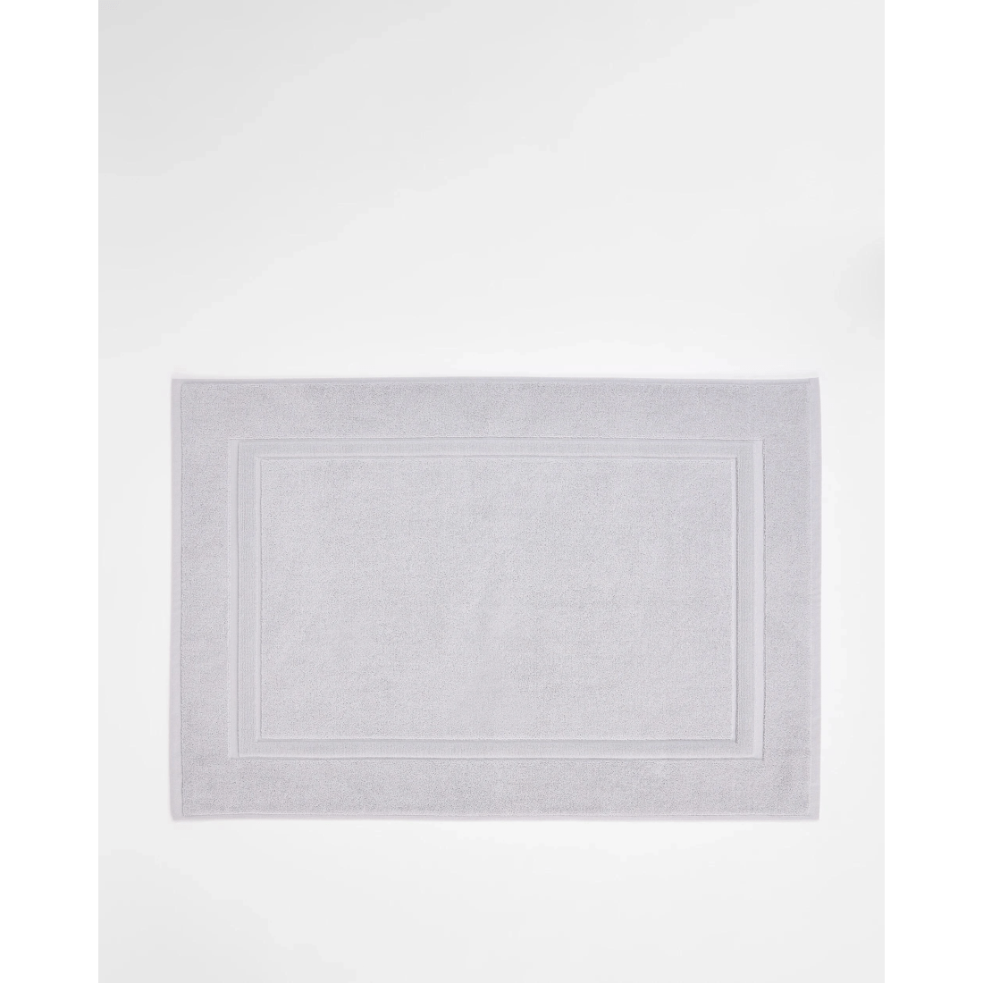 1 Grandeur Australian Cotton Bath Mat - Grey, 1 of 2