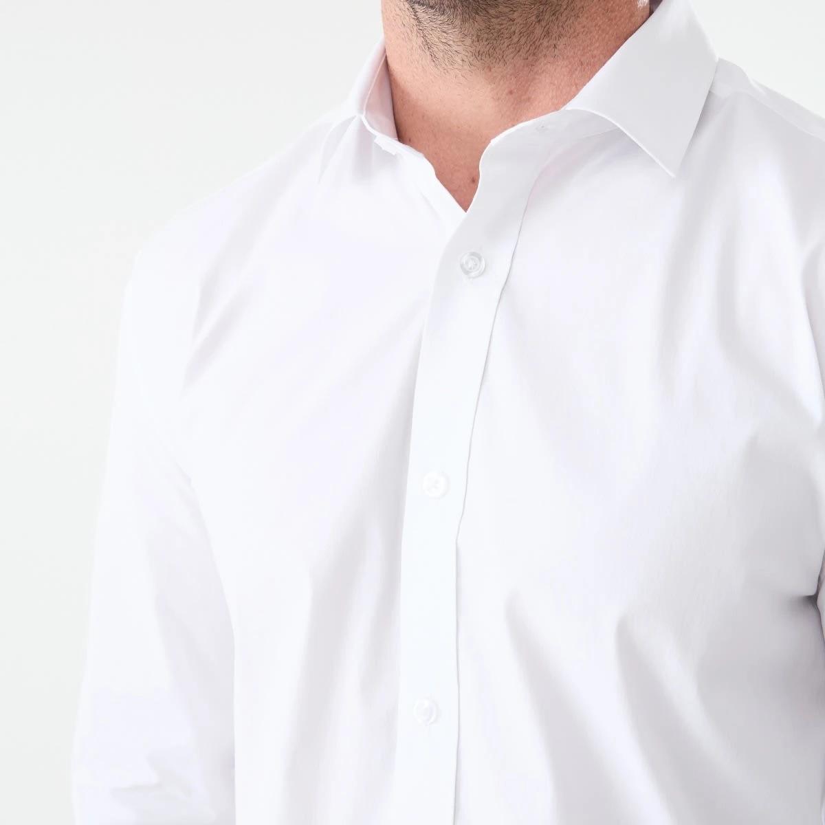5 Workwear Long Sleeve Business Shirt White, 5 of 6