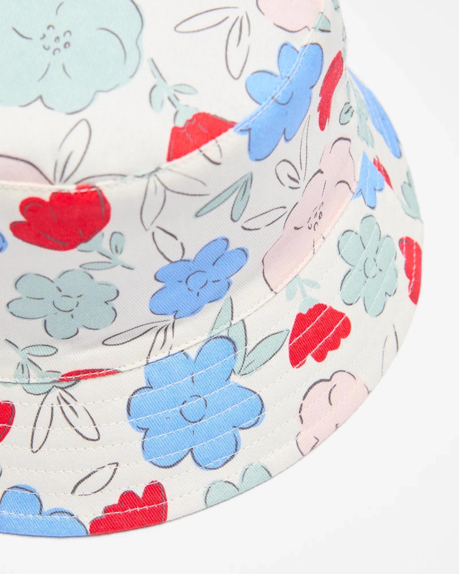 2 Target Girls Reversible Bucket Hat BOLD FLORAL, 2 of 3