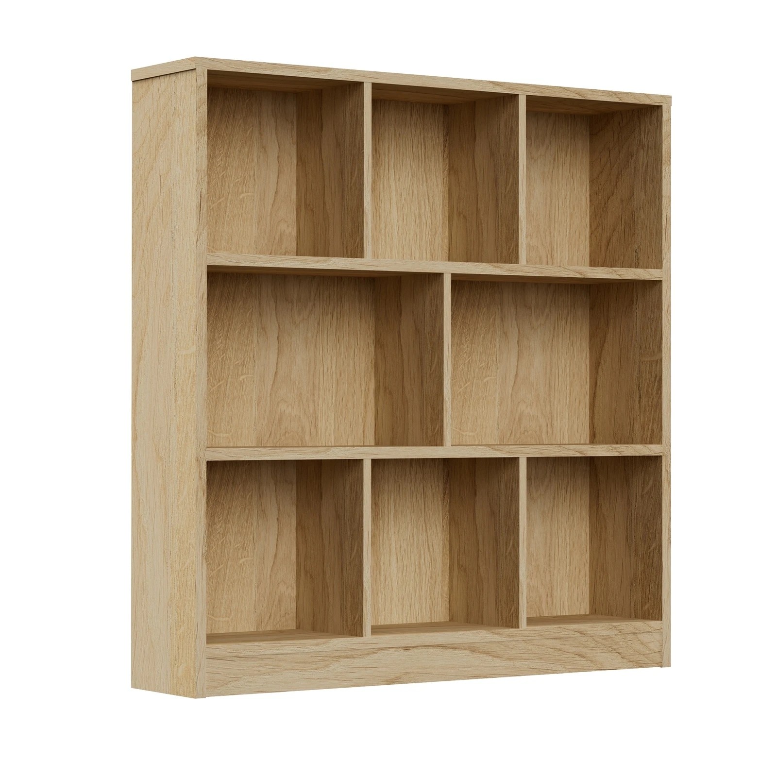 5 Oikiture Bookshelf Bookcase Display Shelves Unit Storage Organizer Stand
 - Natural, 5 of 9