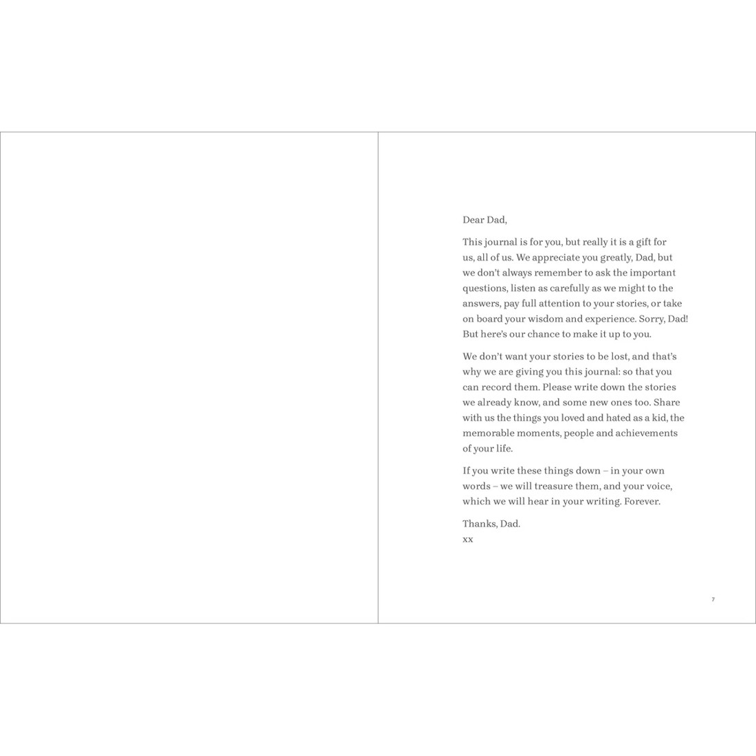 2 Dad, Thank You For Telling Me About Your Wonderful Life - Book, 2 of 5