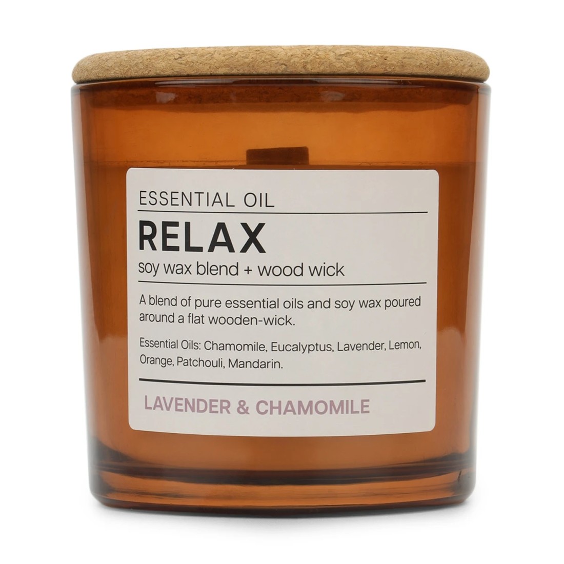 1 Relax Soy Blend Candle, 1 of 4
