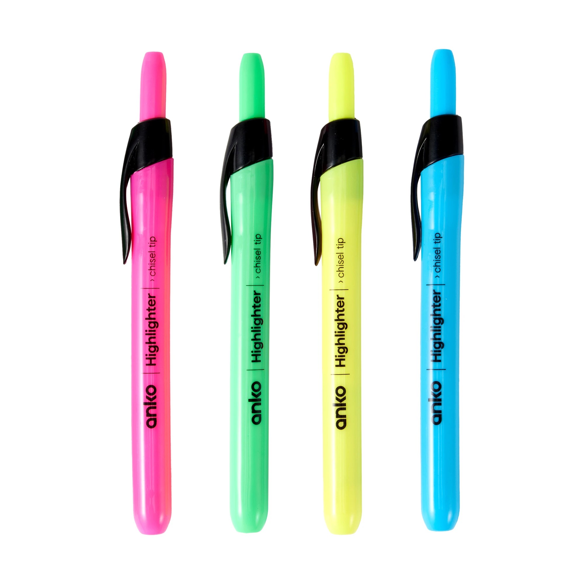 2 4 Pack Retractable Highlighters, 2 of 4