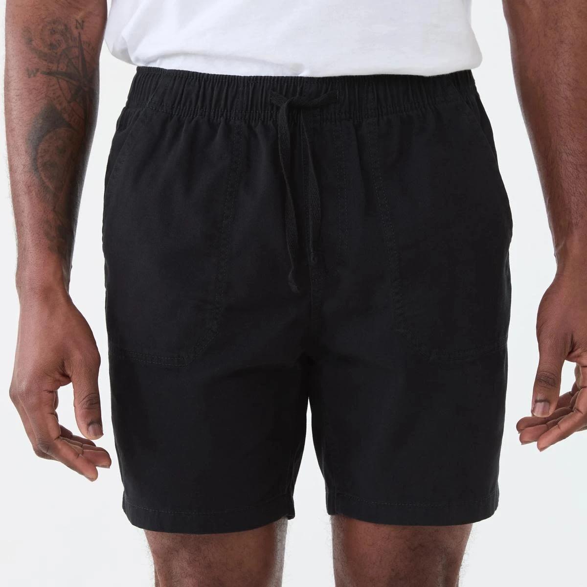 1 Washed Volley Shorts BLACK, 1 of 6