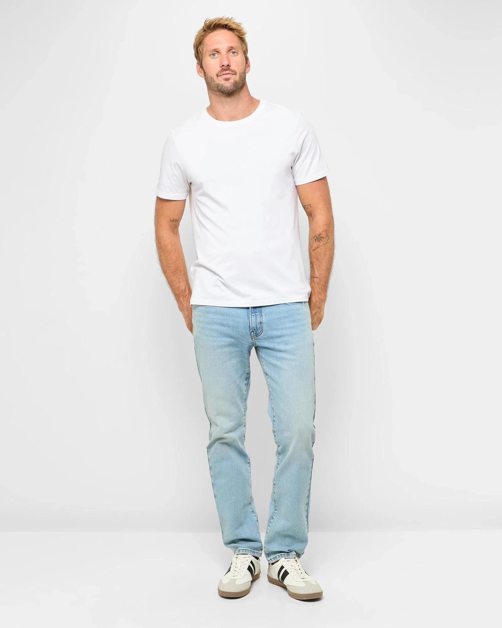 2 Target Man Straight Fit Denim Jeans INDIGO TINT, 2 of 5